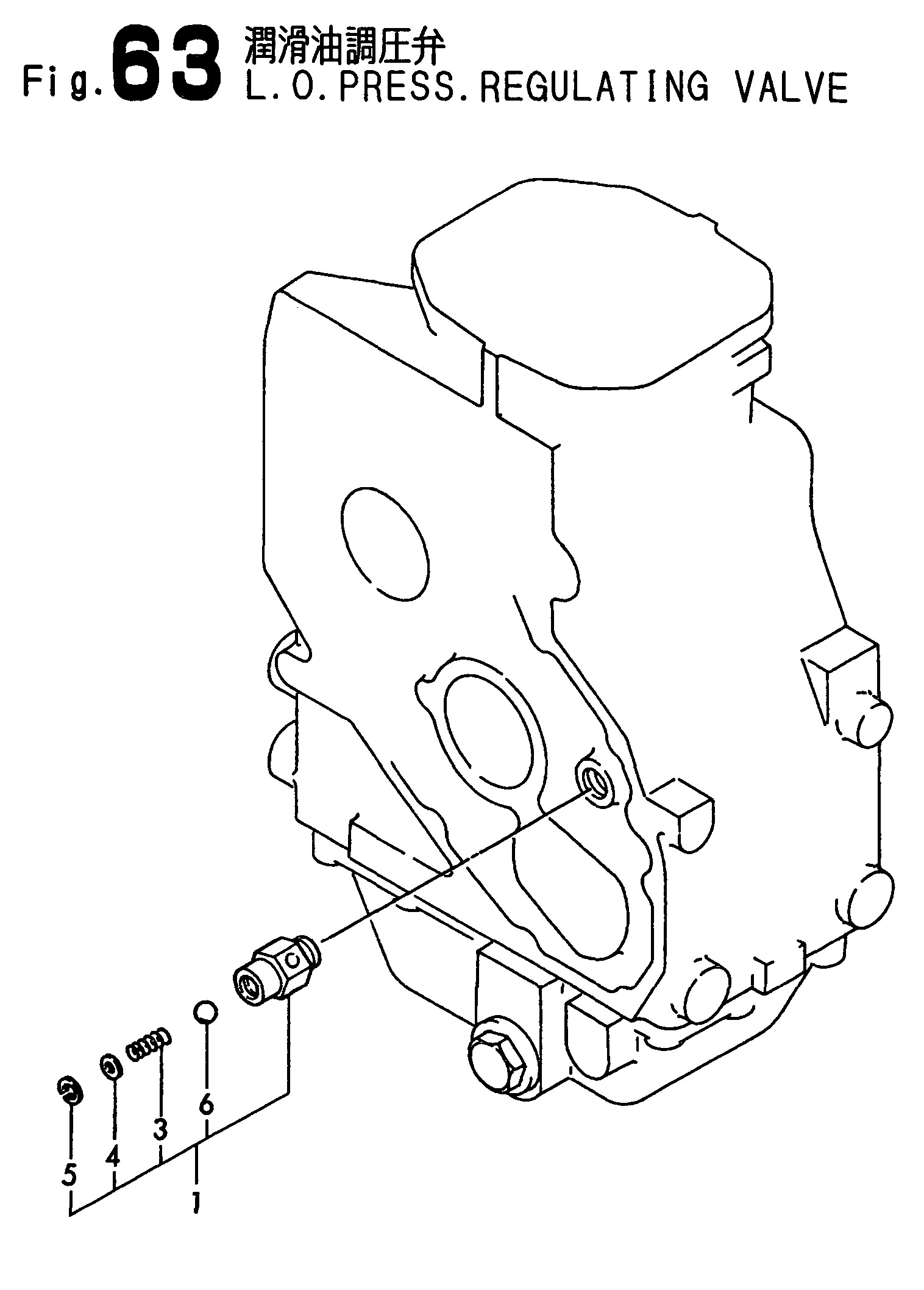 FIG 63. LUB. OIL PRESS. VALORE REGOLARE