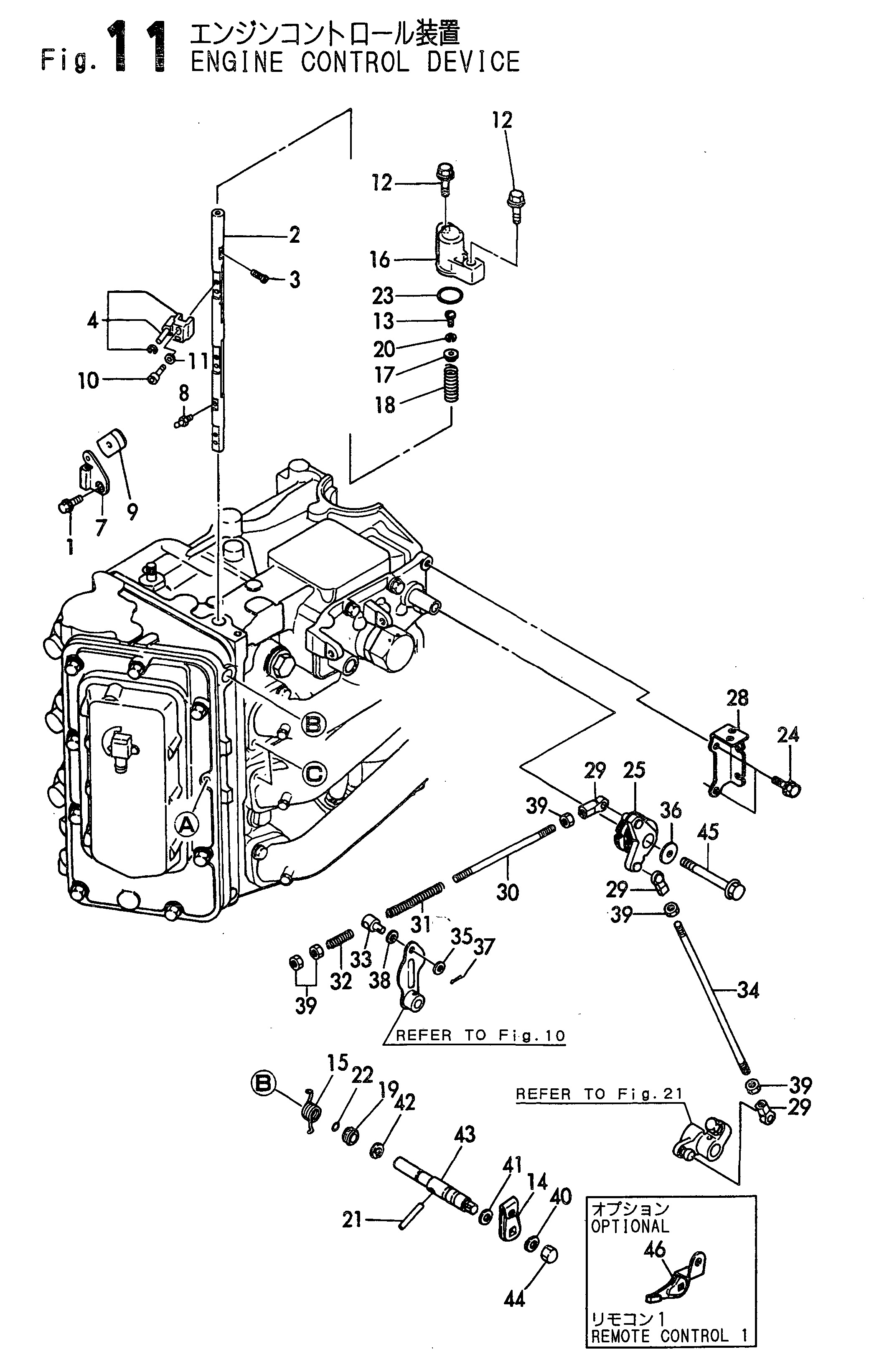 FIG 11. ENGINE CONTROL DEVICE