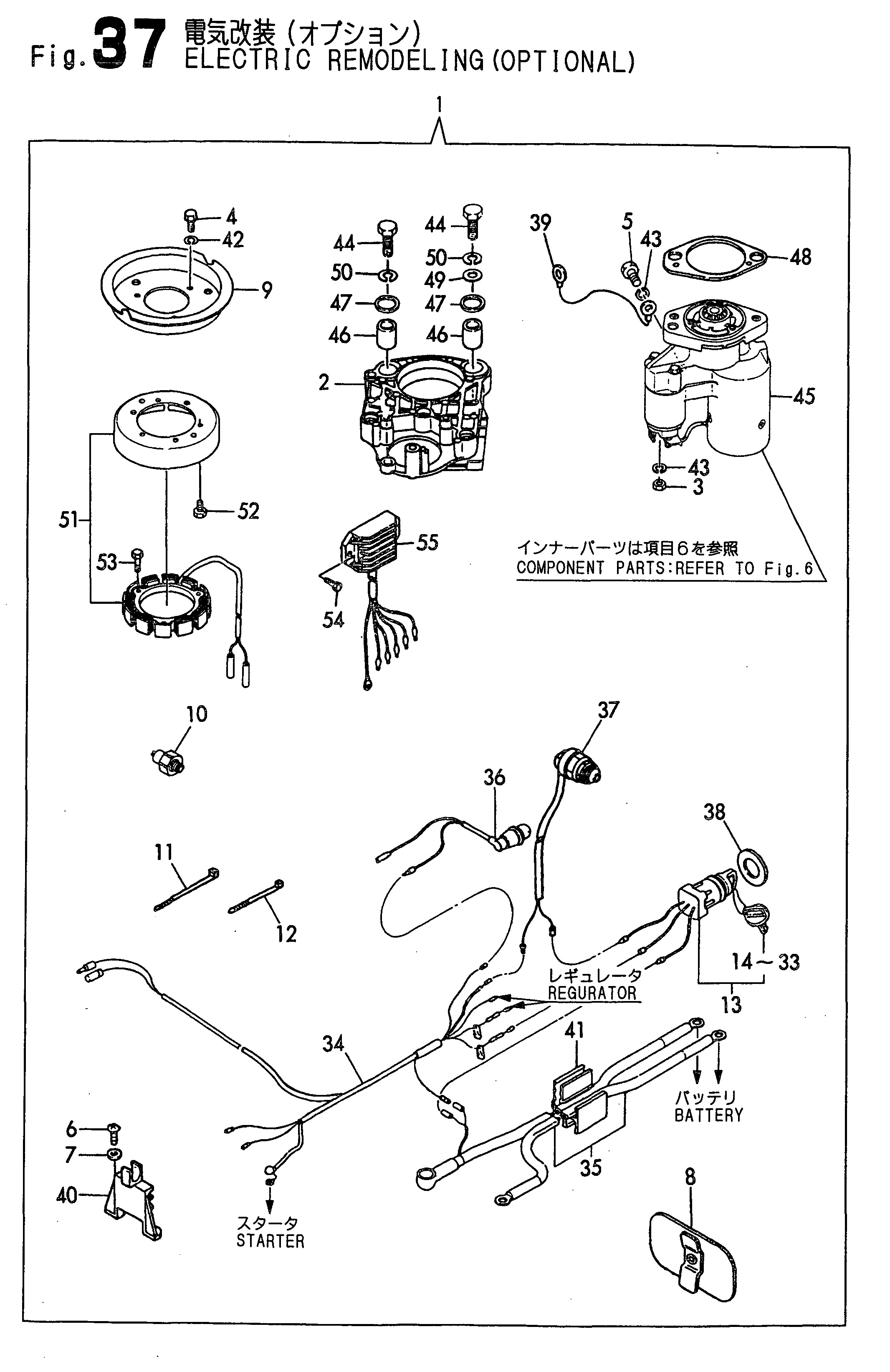 FIG 37. ELECTRIC REMODELING (OPTIONAL)