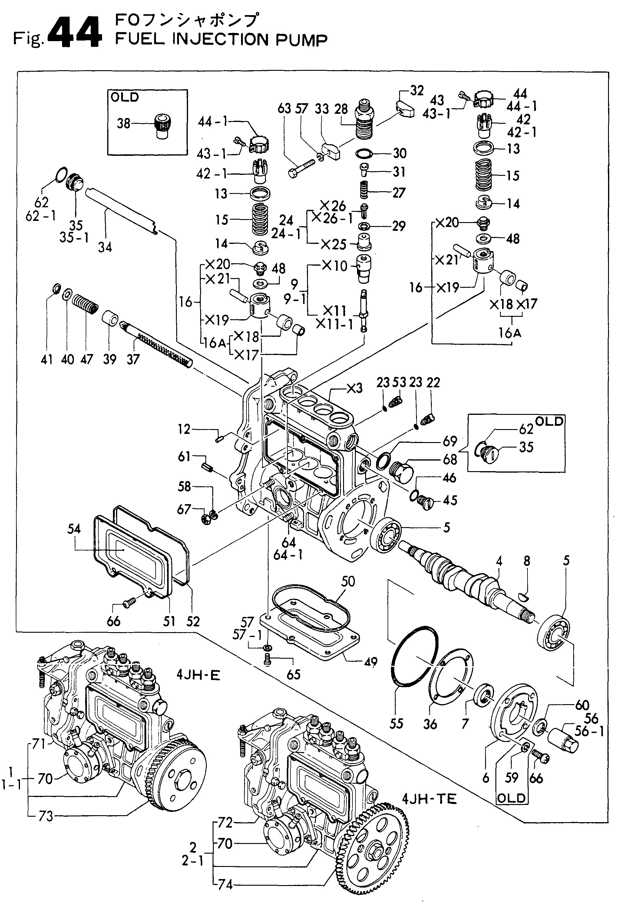 FIG 44. FUEL INJECTION PUMP