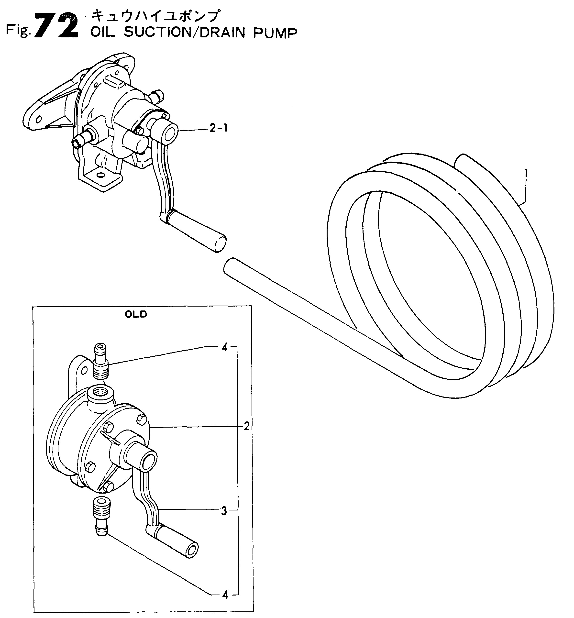 FIG 72. OIL SUCTION/DRAIN PUMP