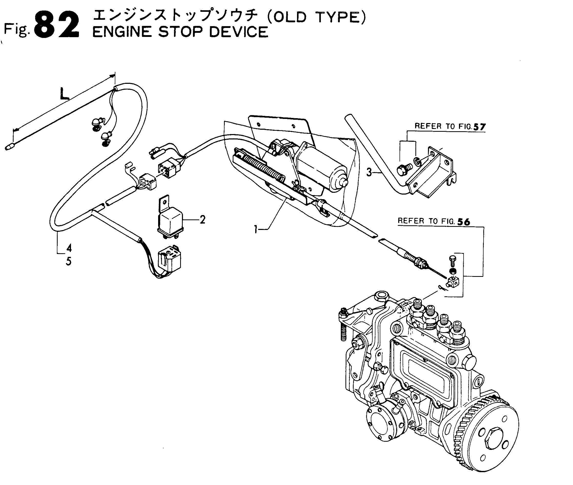 FIG 82. ENGINE STOP DEVICE
