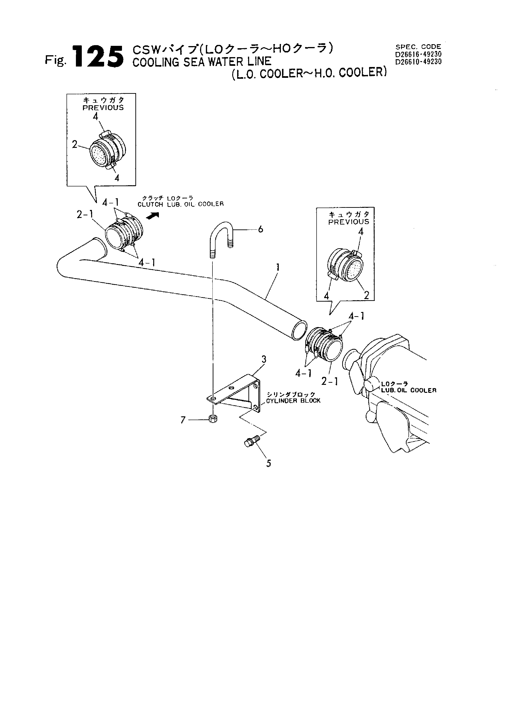 FIG 125. C.S.W.LINE (L.O.C. - H.O.C.)