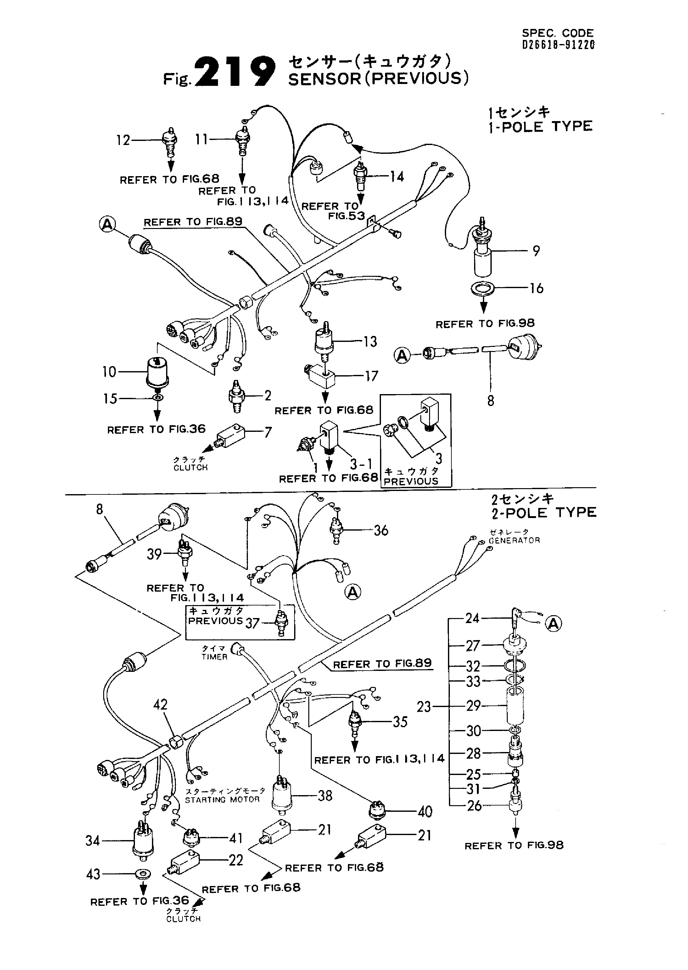 FIG 219. SENCOR(PREVIOUS) (OPTION)