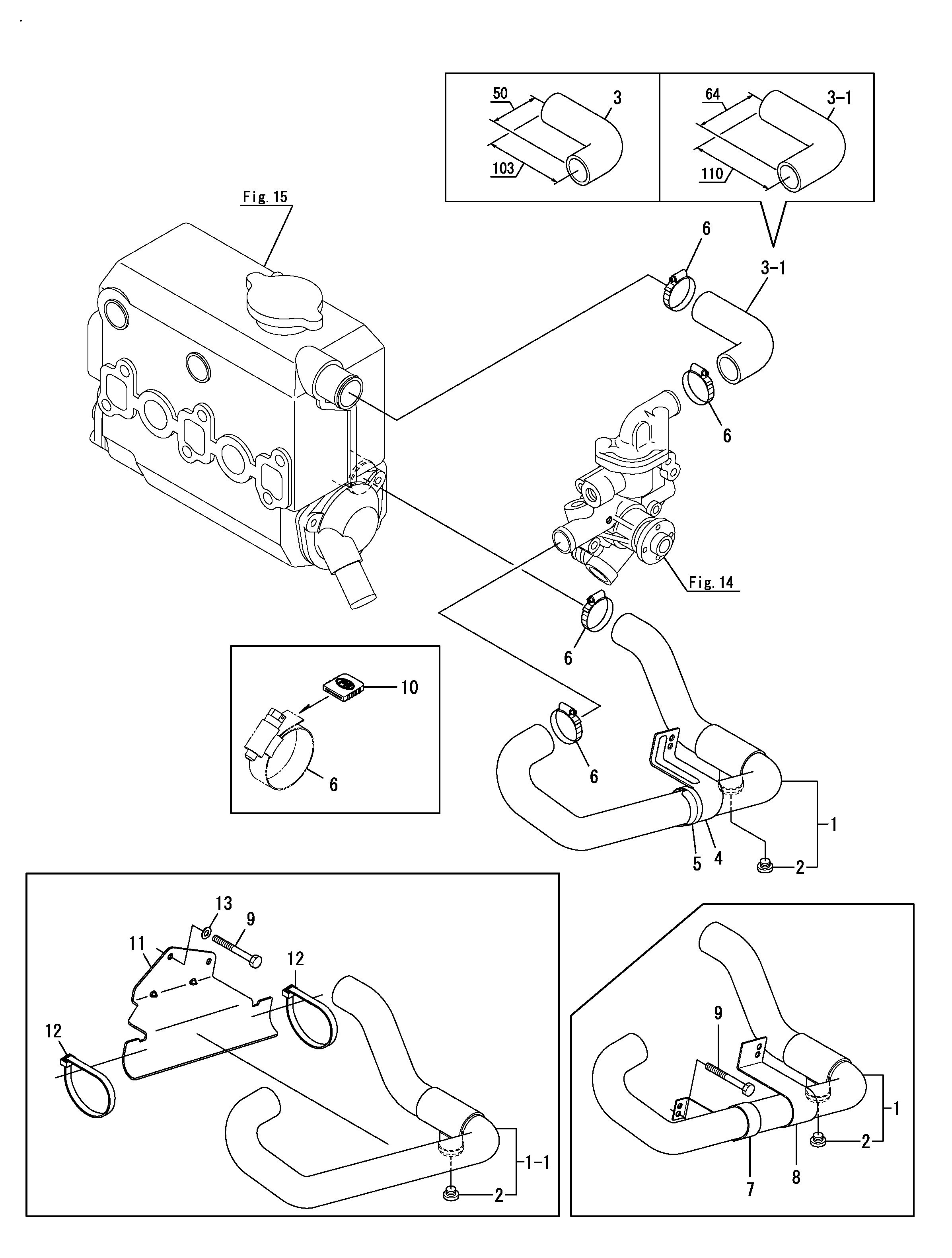 FIG 17. COOLING PIPE (FRESH WATER)