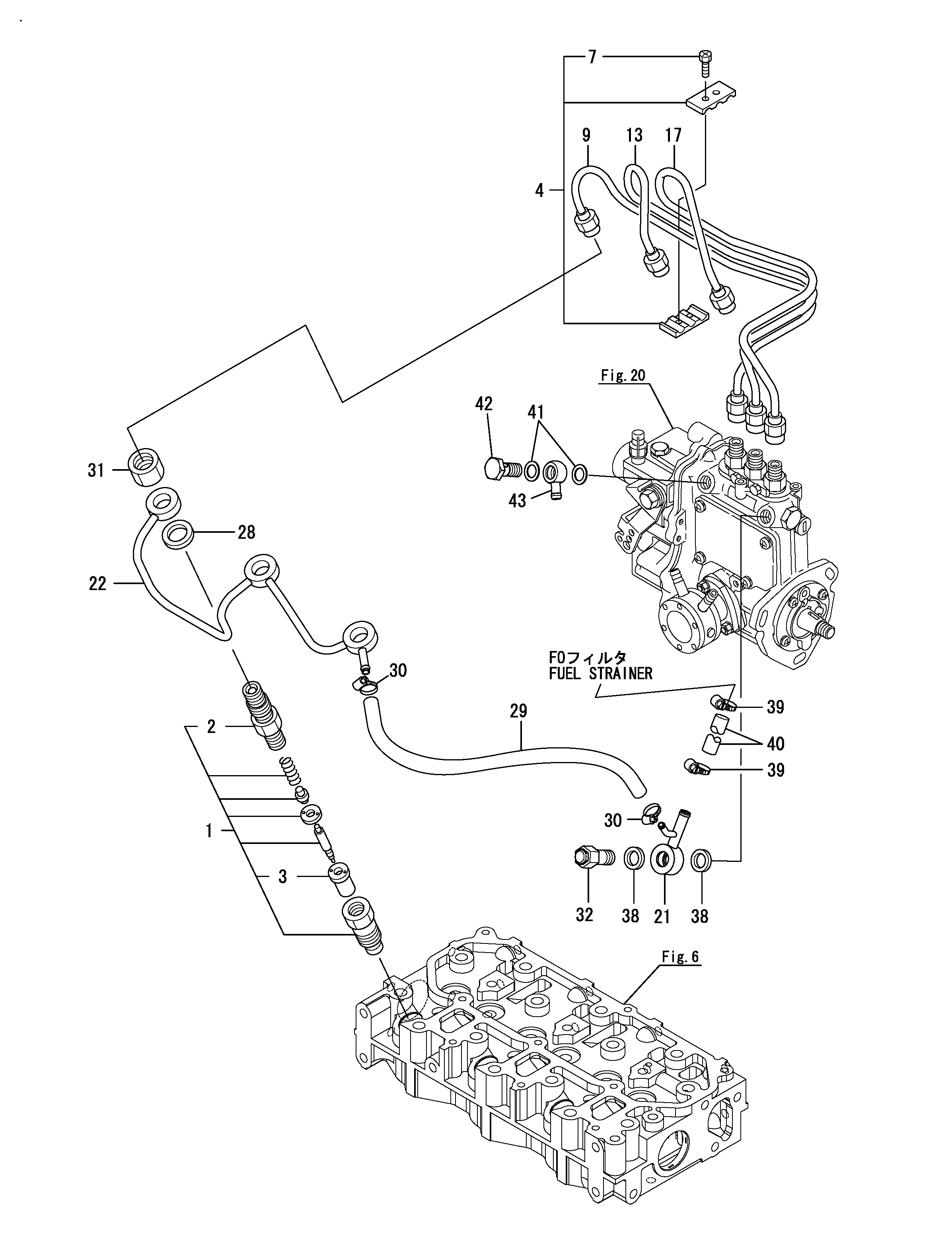 FIG 23. FUEL INJECTION VALVE " FUEL INJECTION PIPE