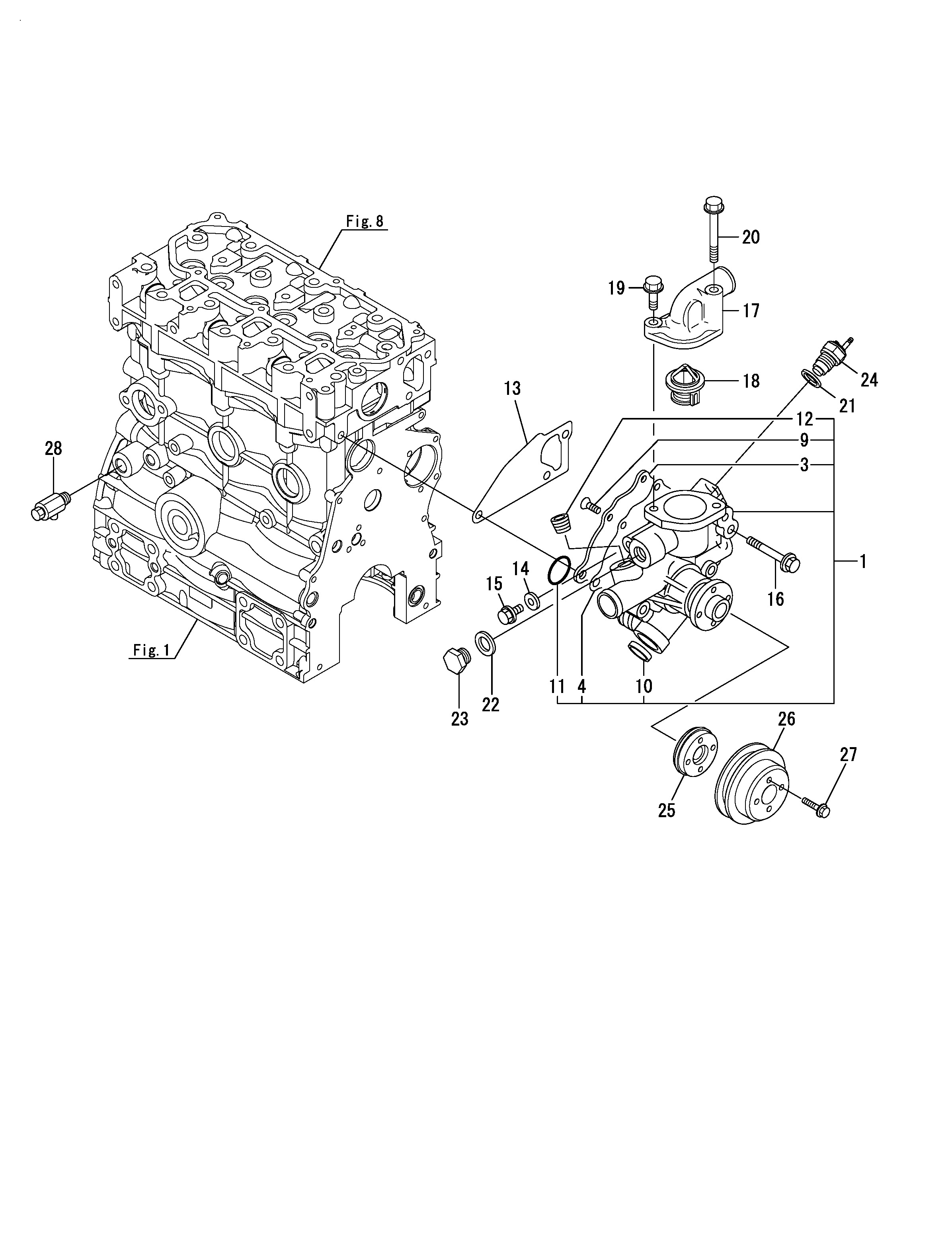 FIG 17. COOLING PUMP (FRESH WATER)