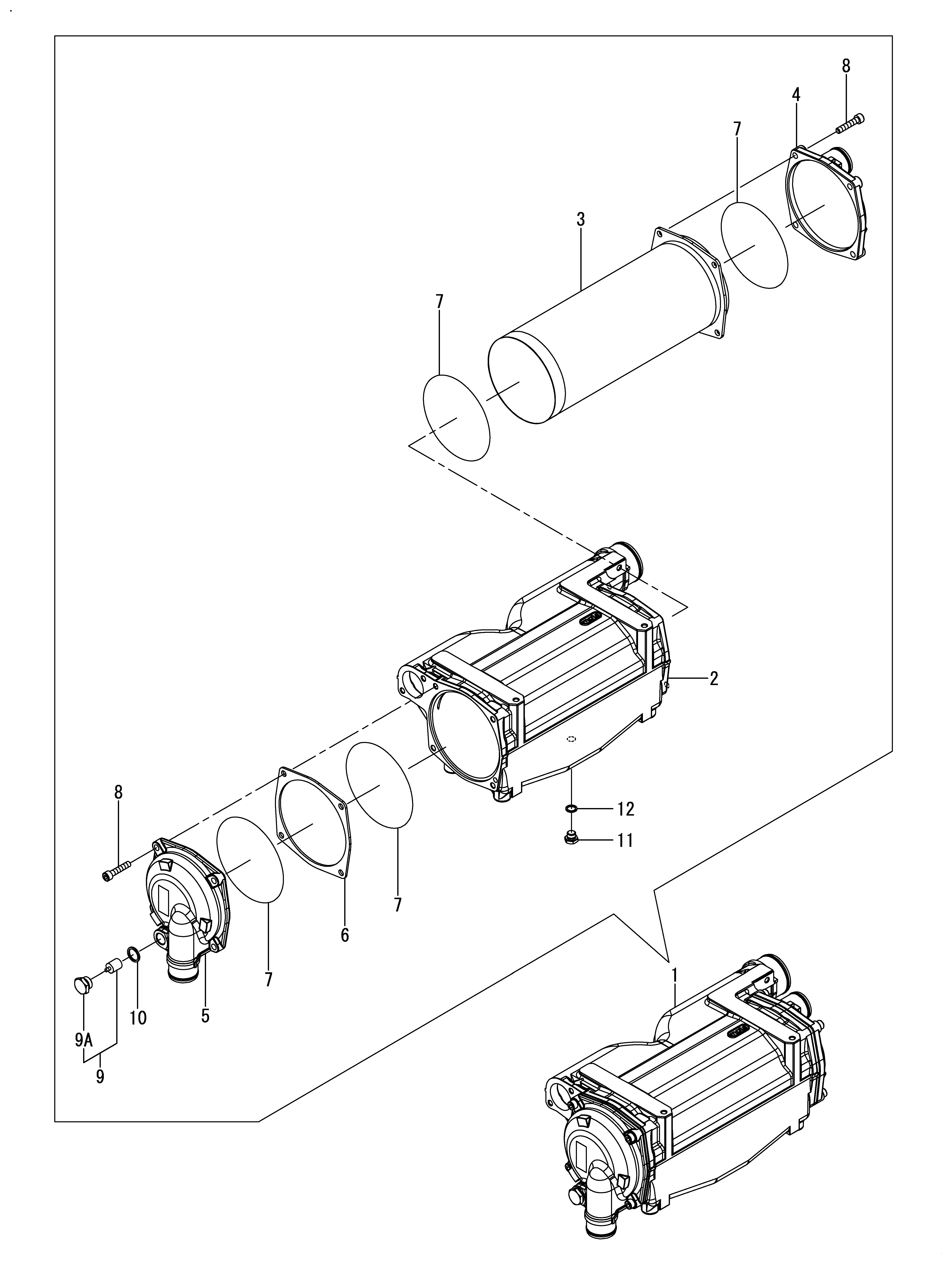 FIG 23. AIR COOLER (INNER PARTS)