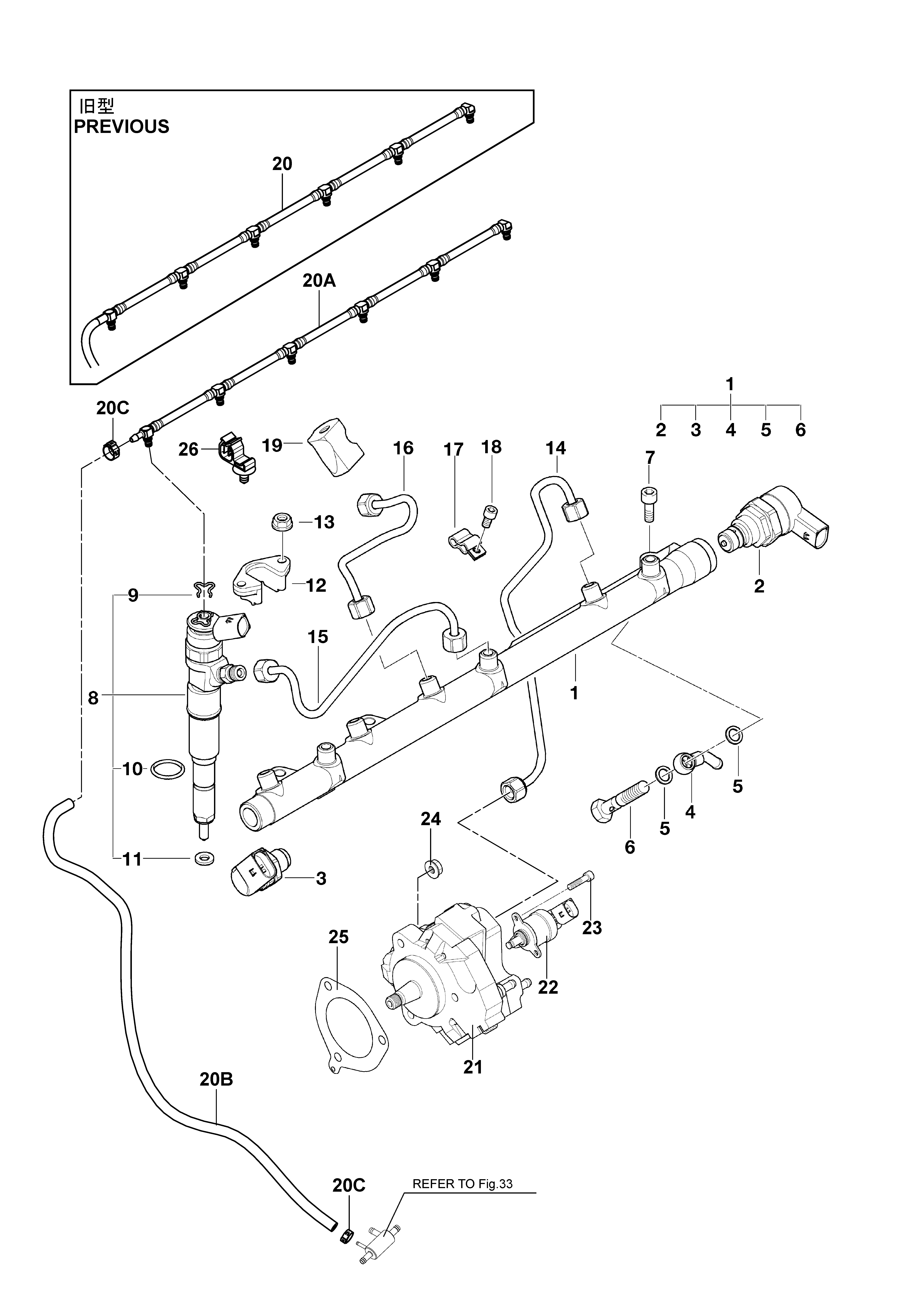 FIG 35. PUMP/INJECTEUR HAUT-PRESSURE