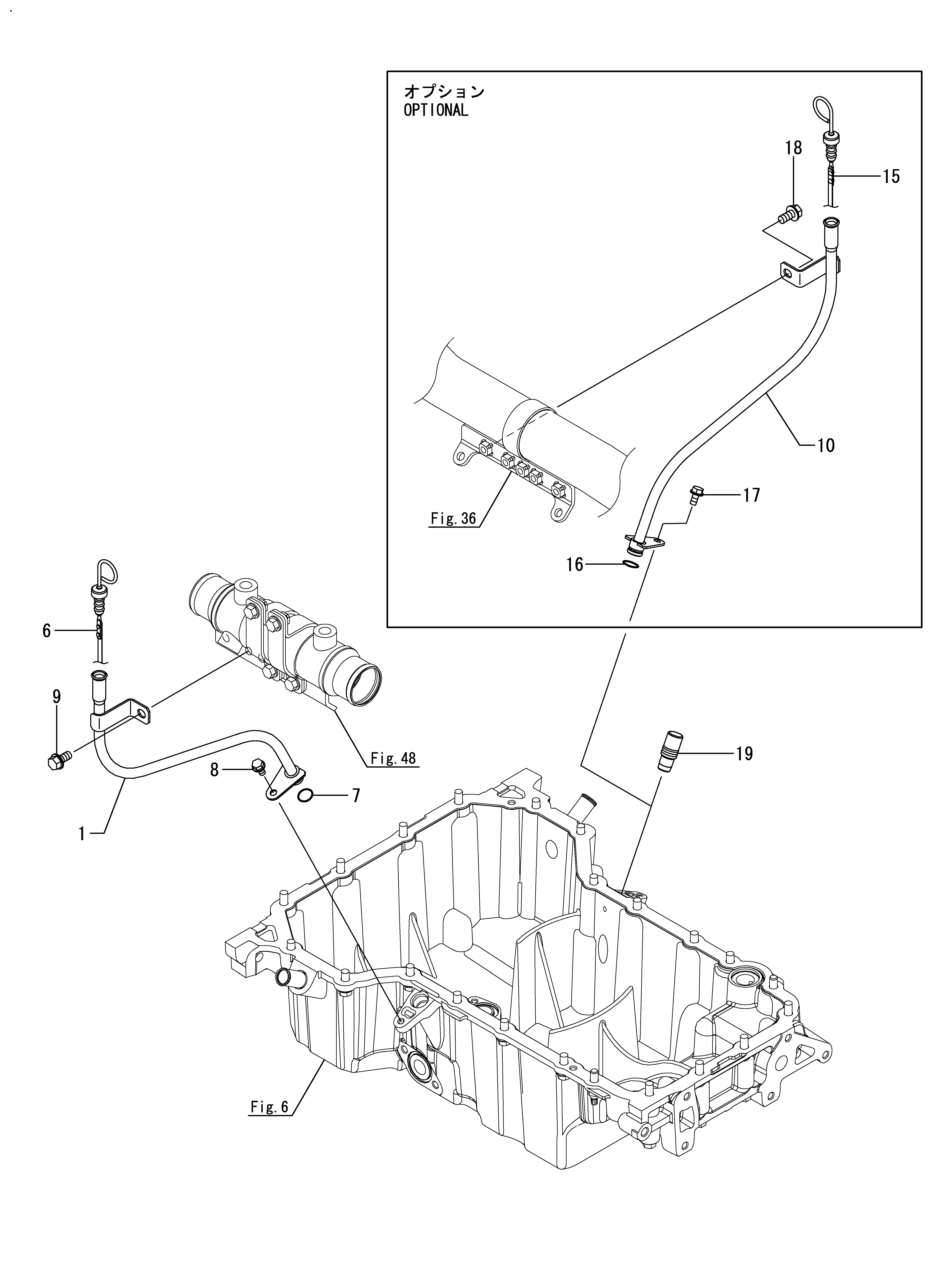 FIG 26. LUB. DIPISTIQUE DE L'OIL