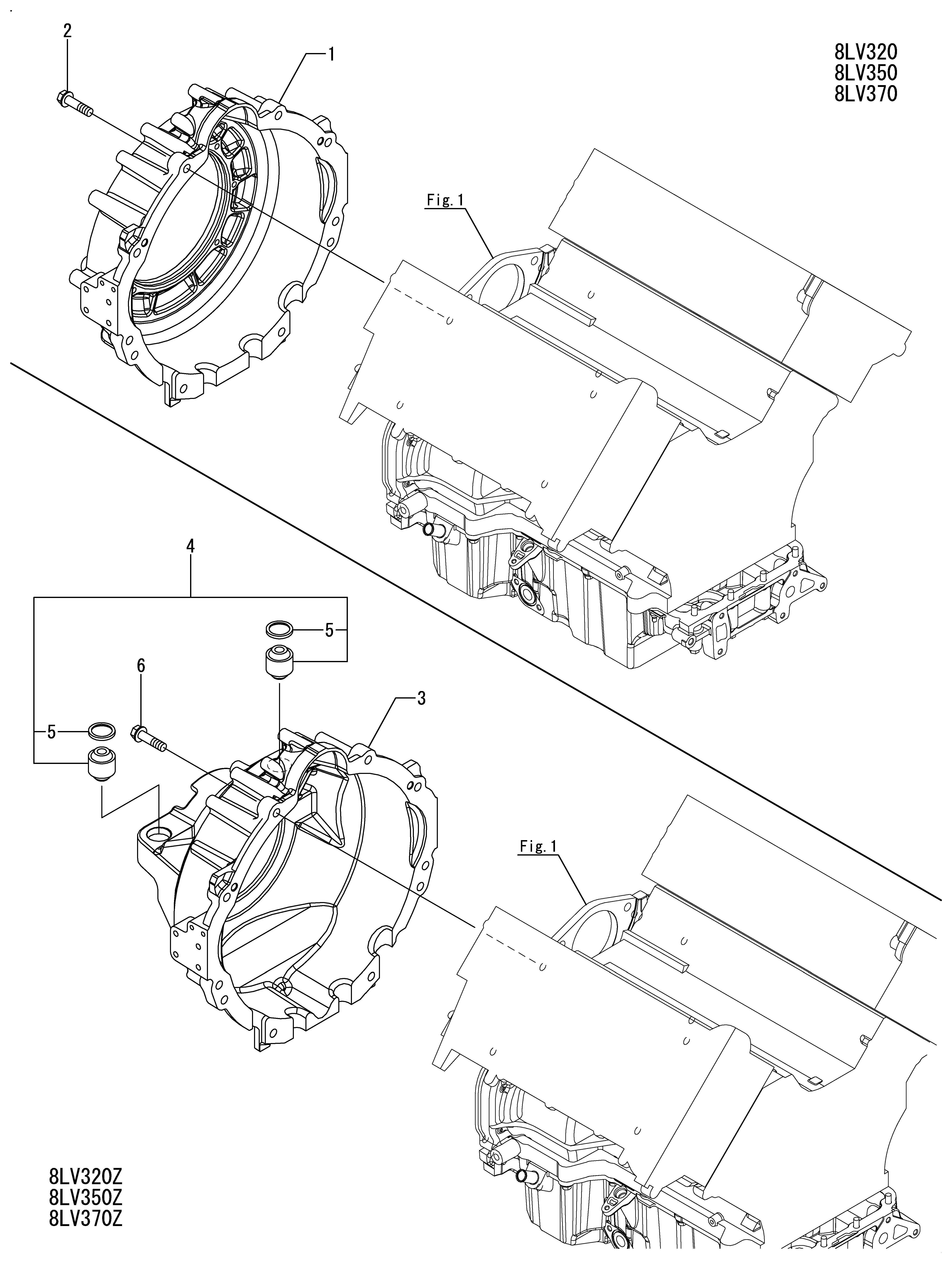 FIG 4. FLYWHEEL HOUSING