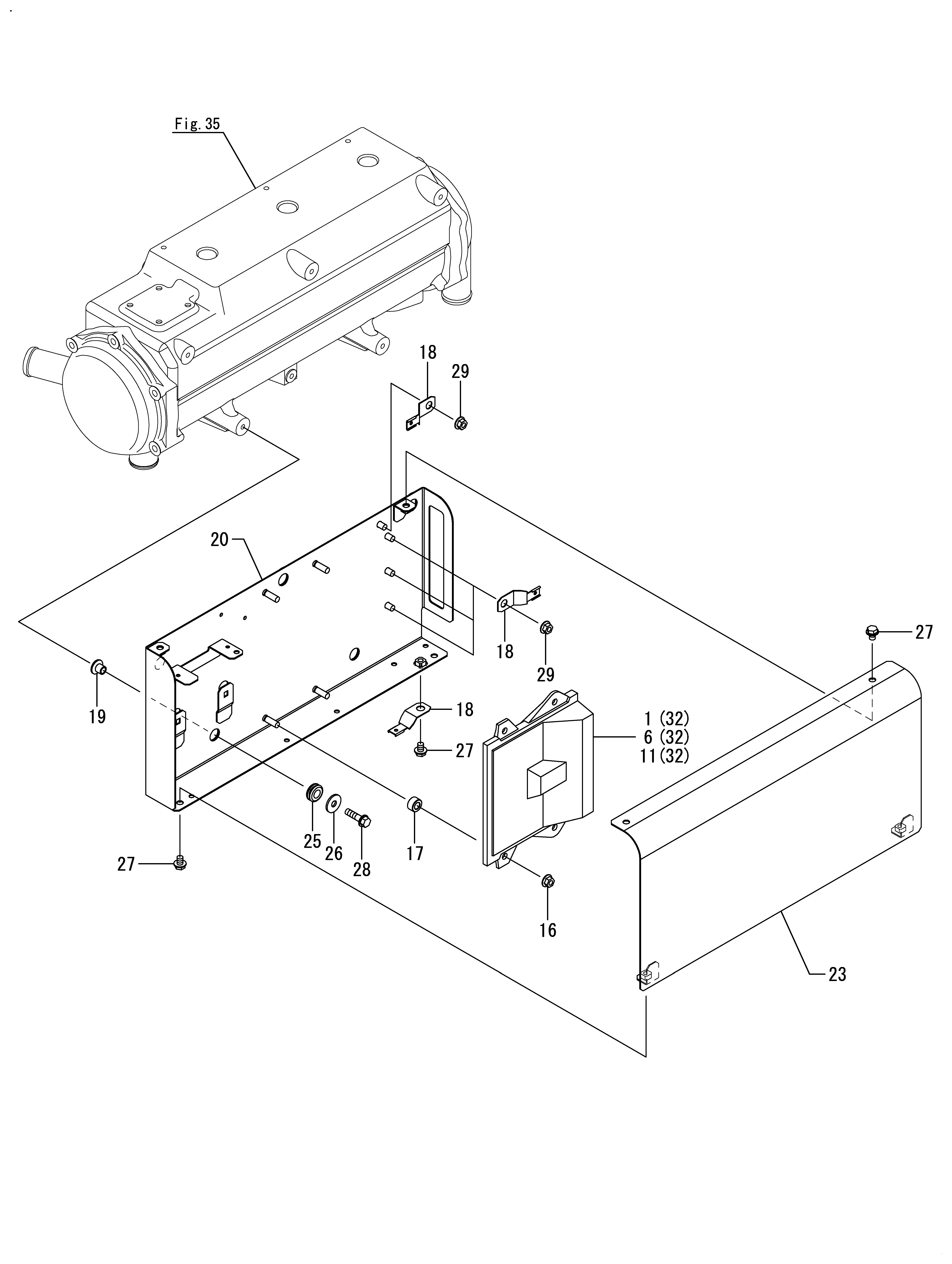 FIG 64. UNITÉ DE CONTRÔLE DE L ' ENGINE