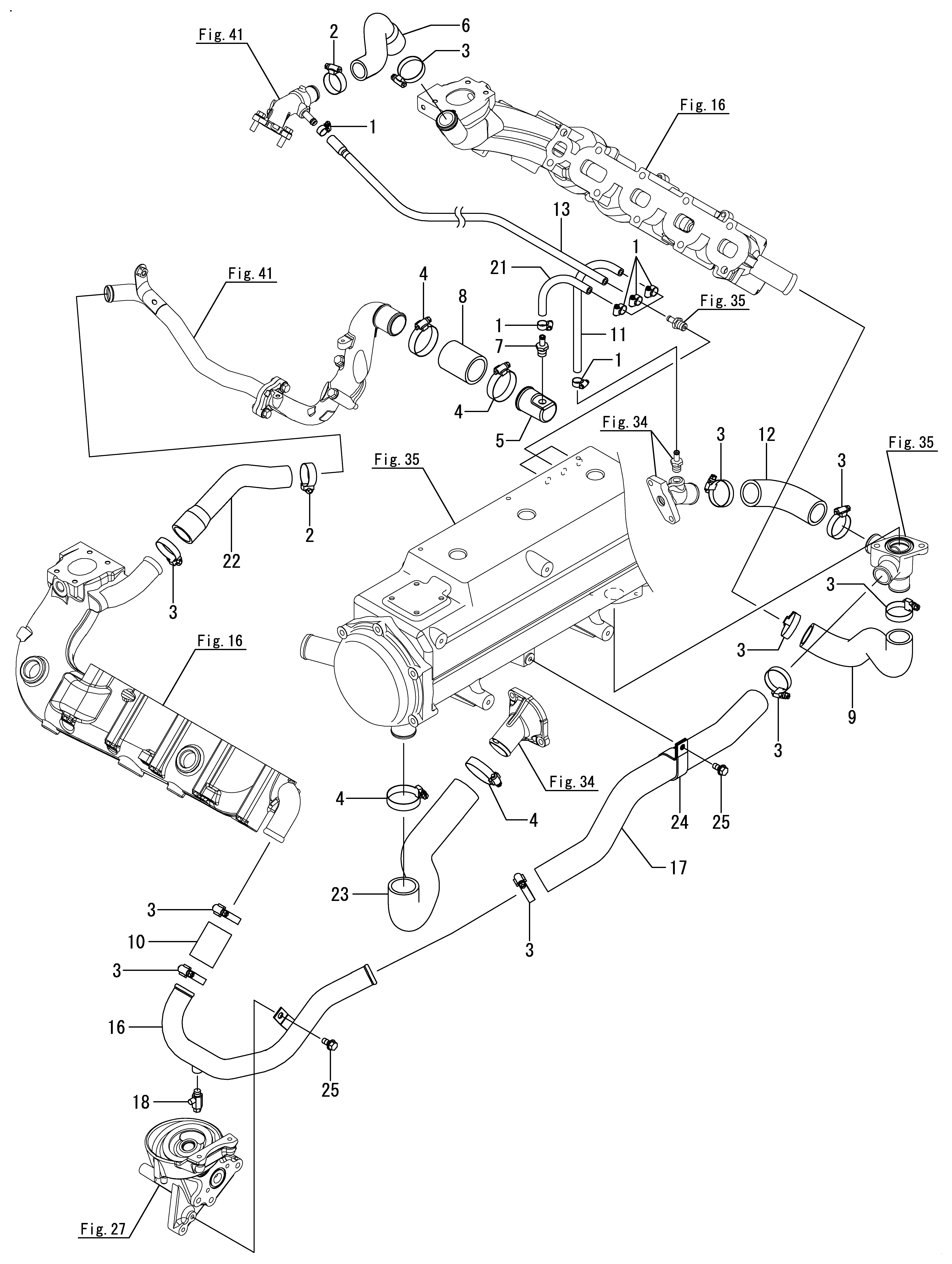 FIG 40. PIPE COOLING (FRESH WATER)