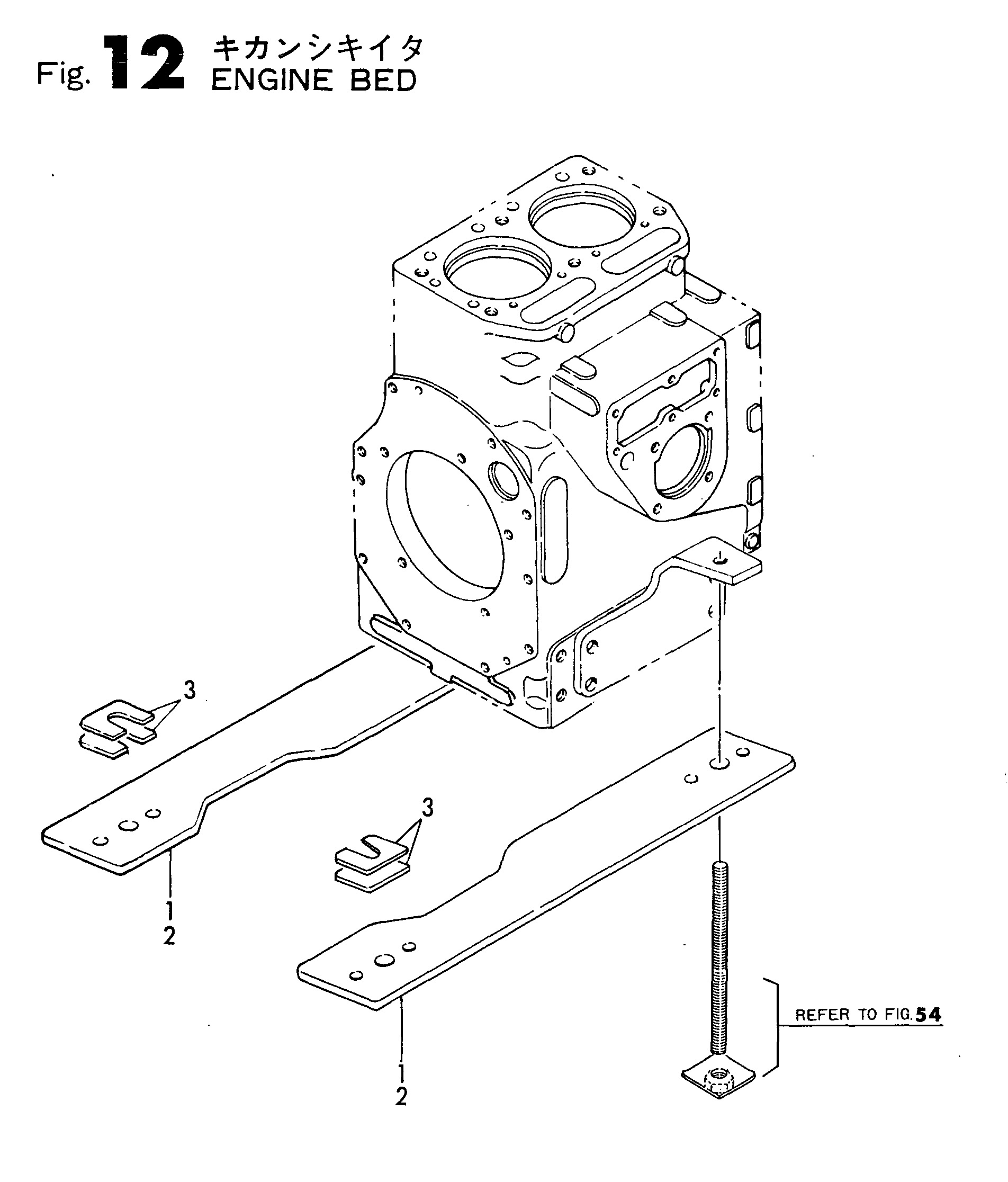 FIG 12. ENGINE BED