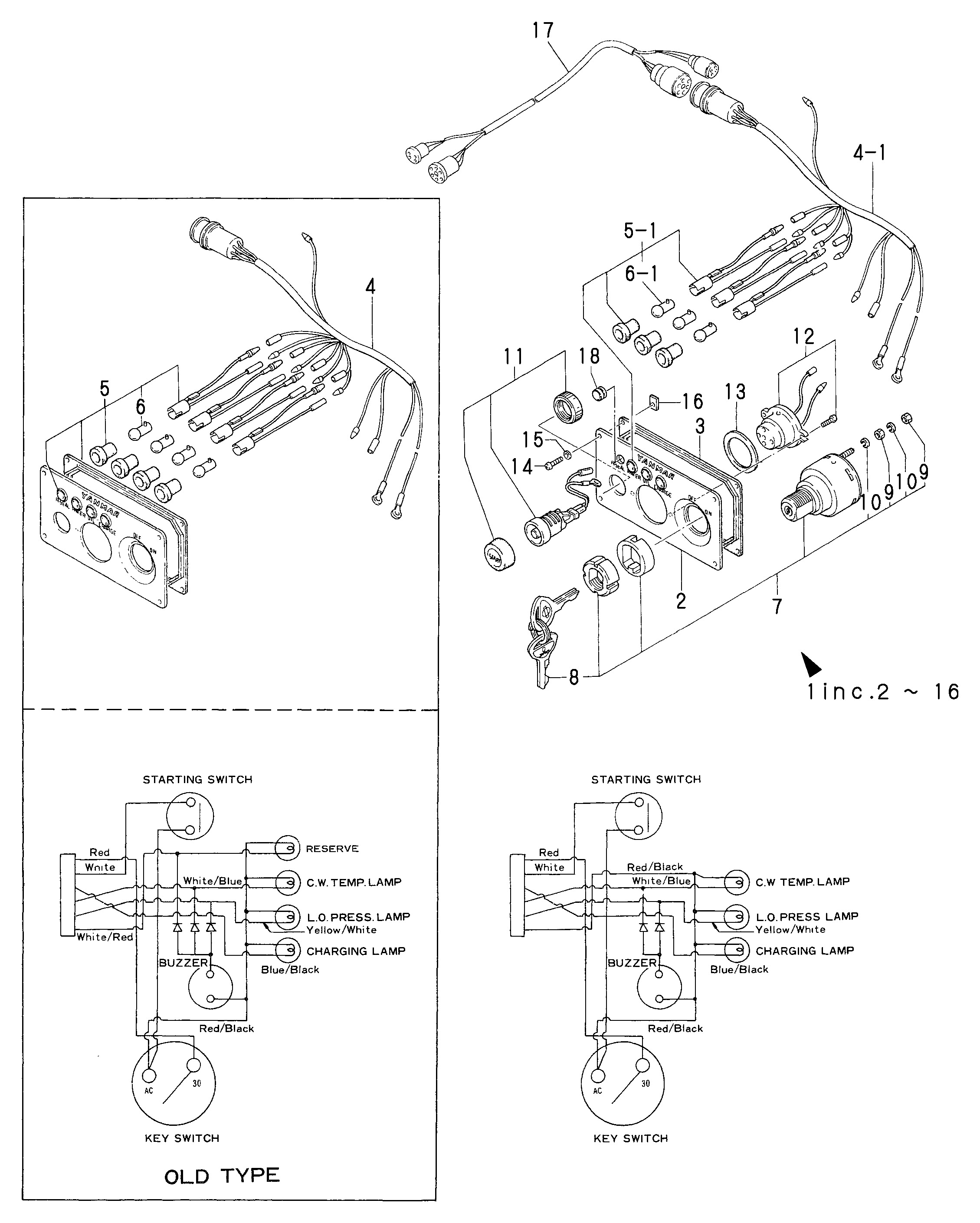 FIG 62. GROUPE D ' INSTRUMENTS (S-TYPE/OPTIONAL)