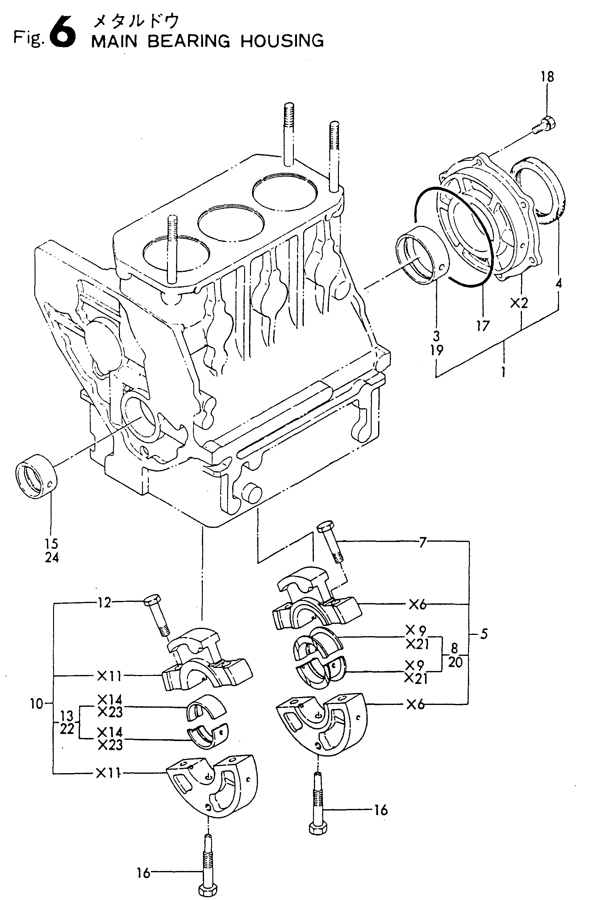 FIG 6. MAIN BEARING HOUSING