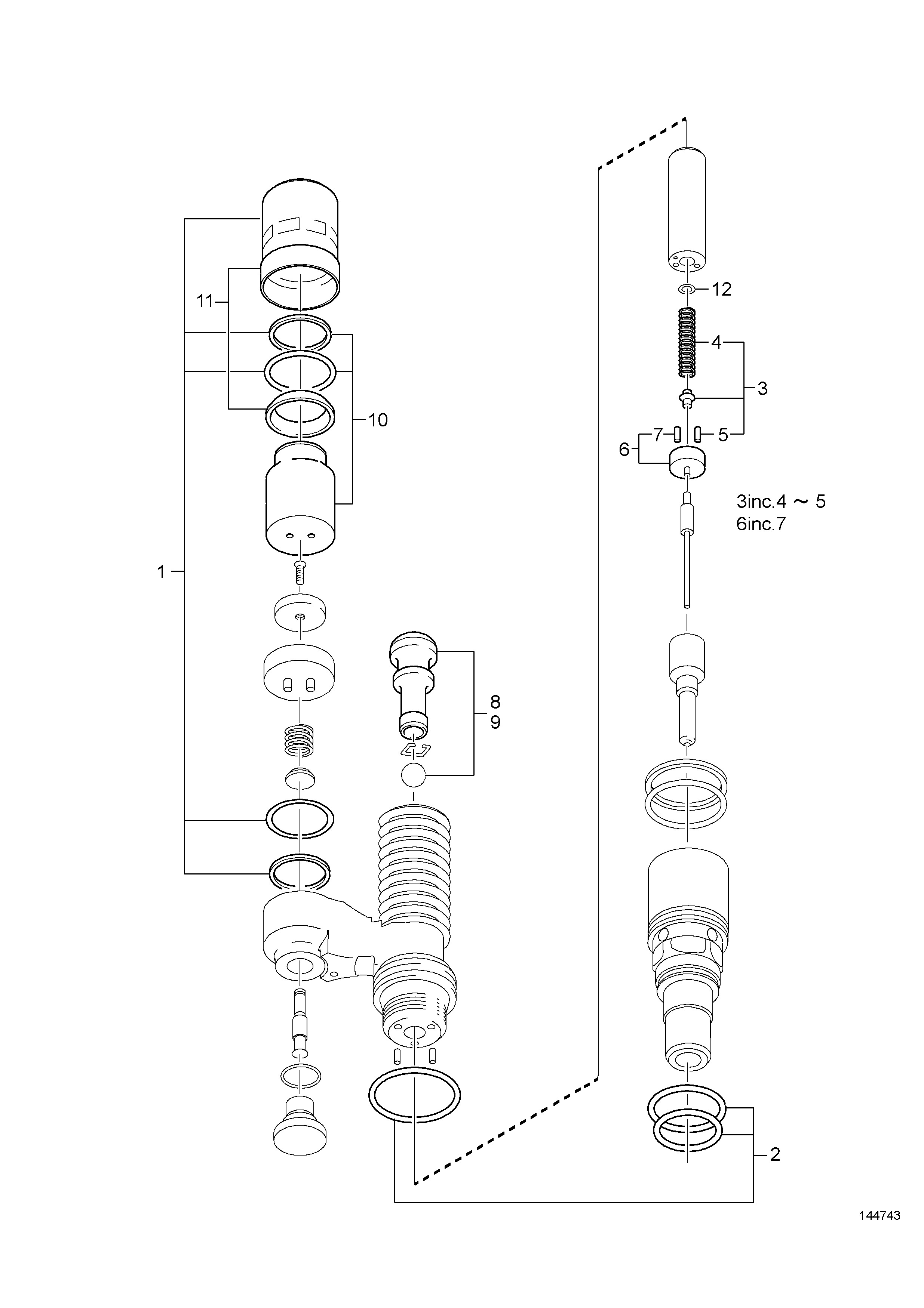FIG 104. REPAIR KIT, UNIT INJECTOR
