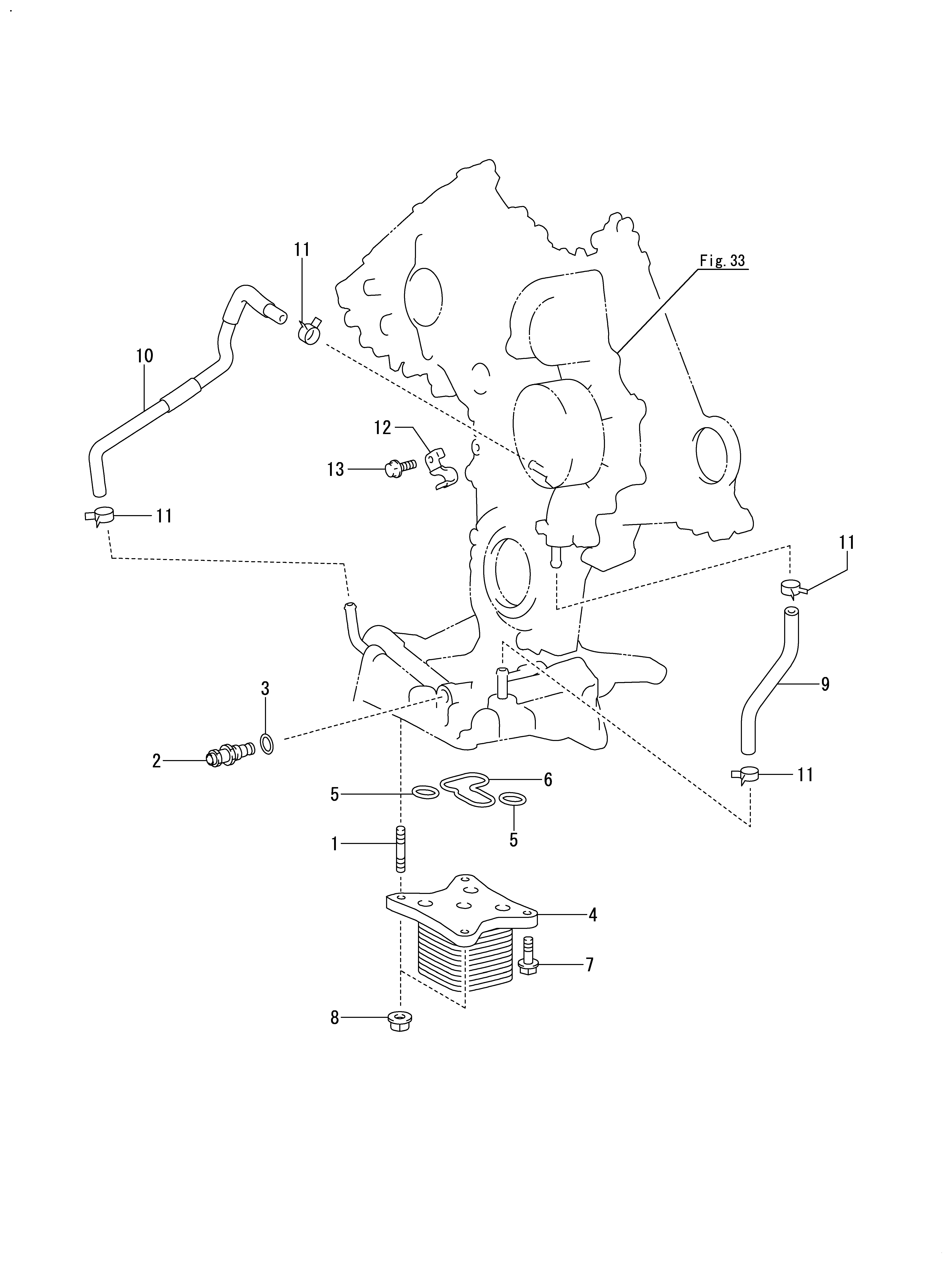 FIG 24. LUB. OIL COOLER