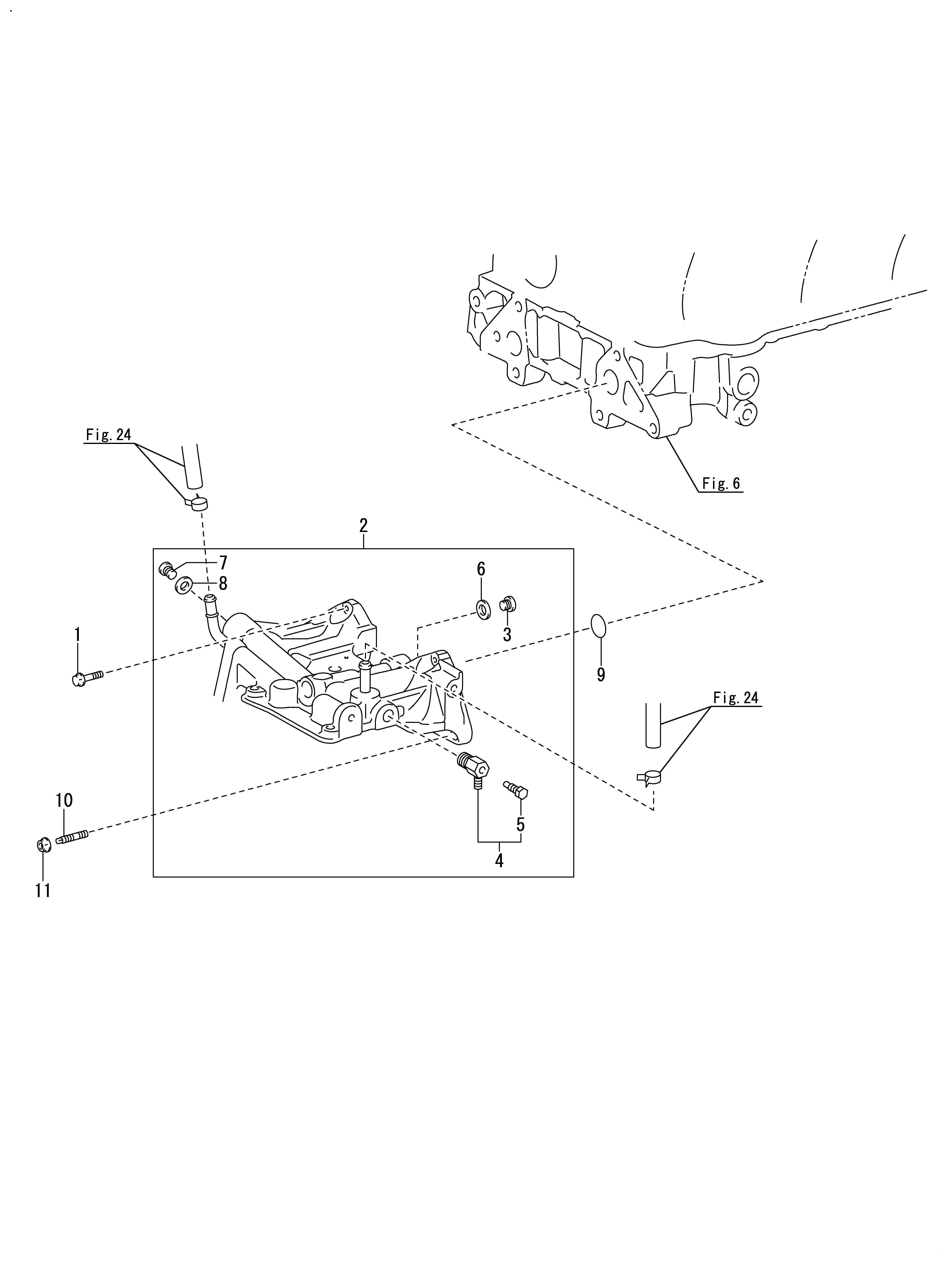 FIG 25. LUB. OIL COOLER COVER