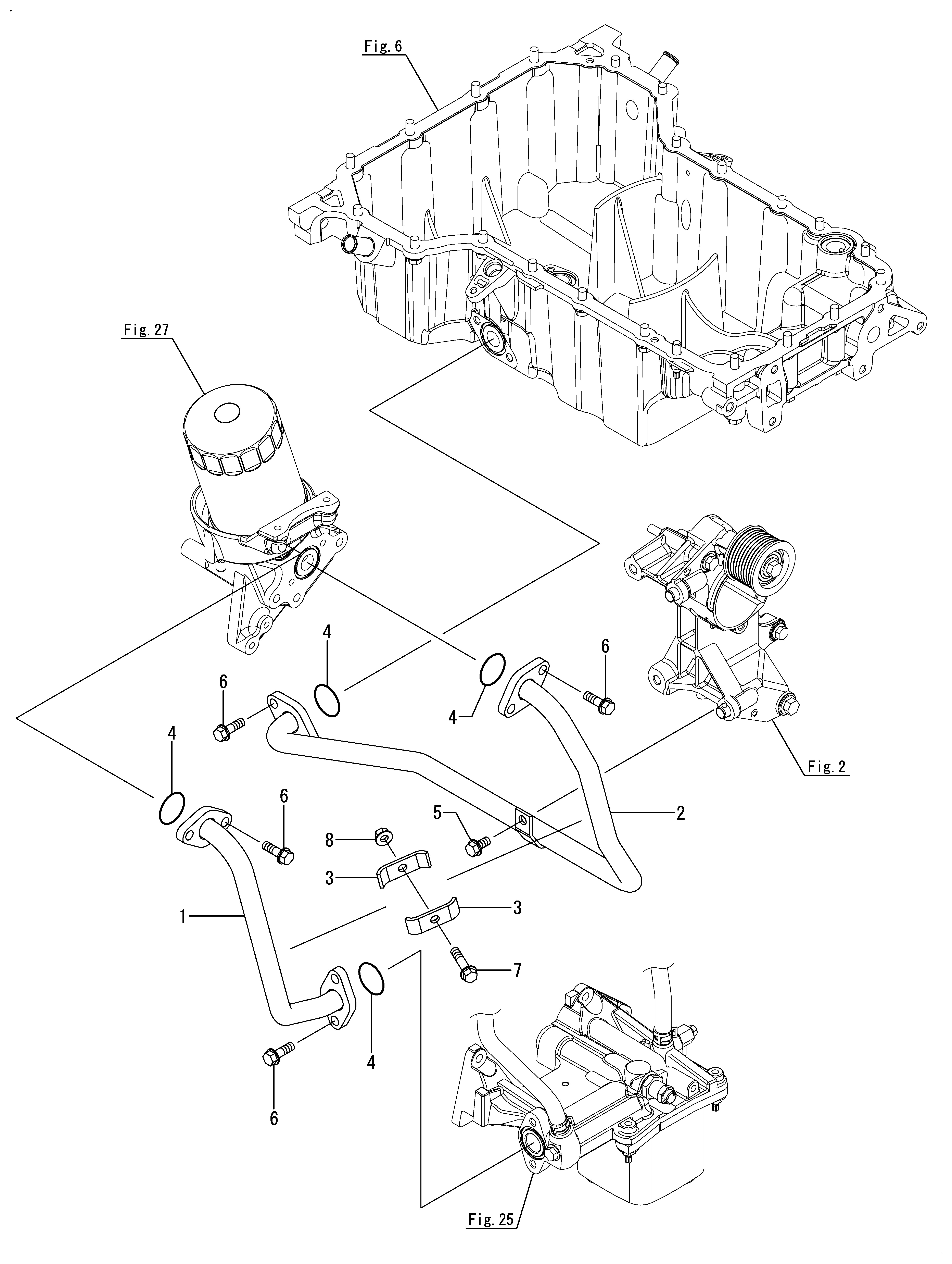 FIG 28. LUB. OIL PIPE (LUB. OIL FILTER)