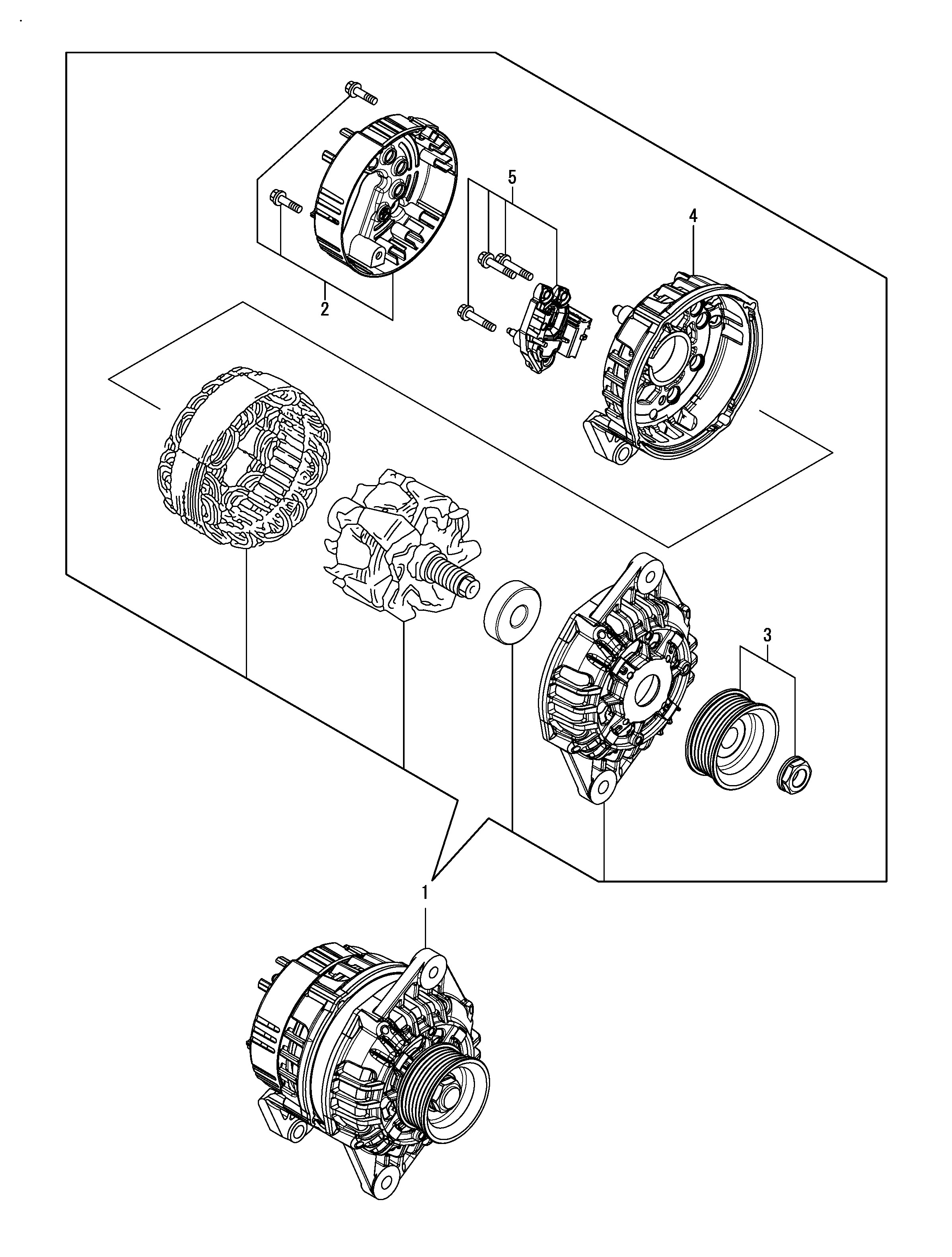 FIG 44. (32B)GENERATOR (INNER PARTS)