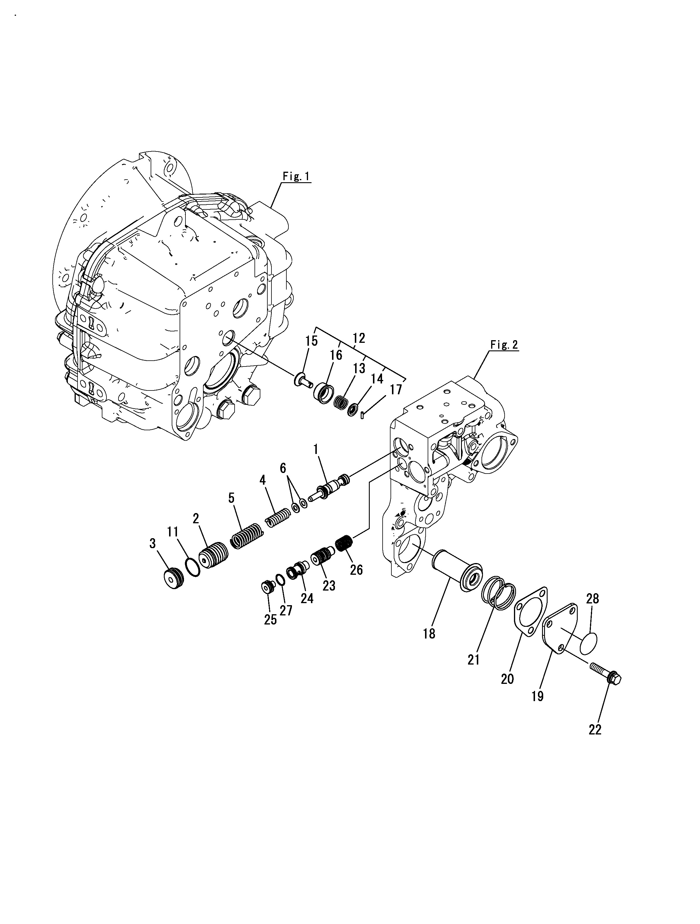 FIG 10. PRESSURE REGULATING VALVE(LUB. OIL) " PRESSURE REGULATING VALVE (HYD. OIL)