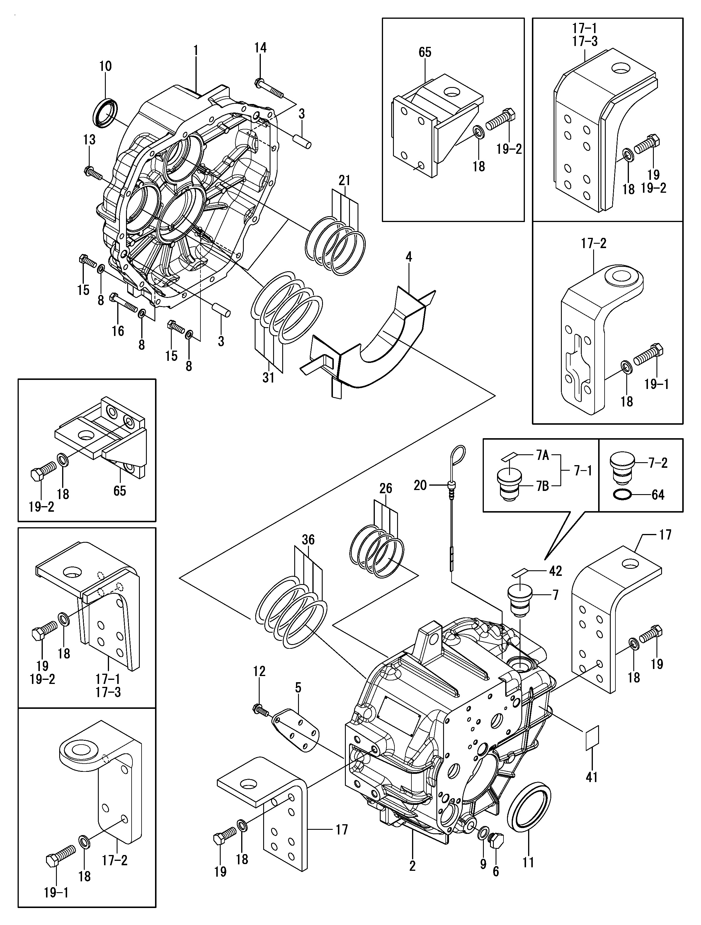 FIG 1. CLUTCH HOUSING