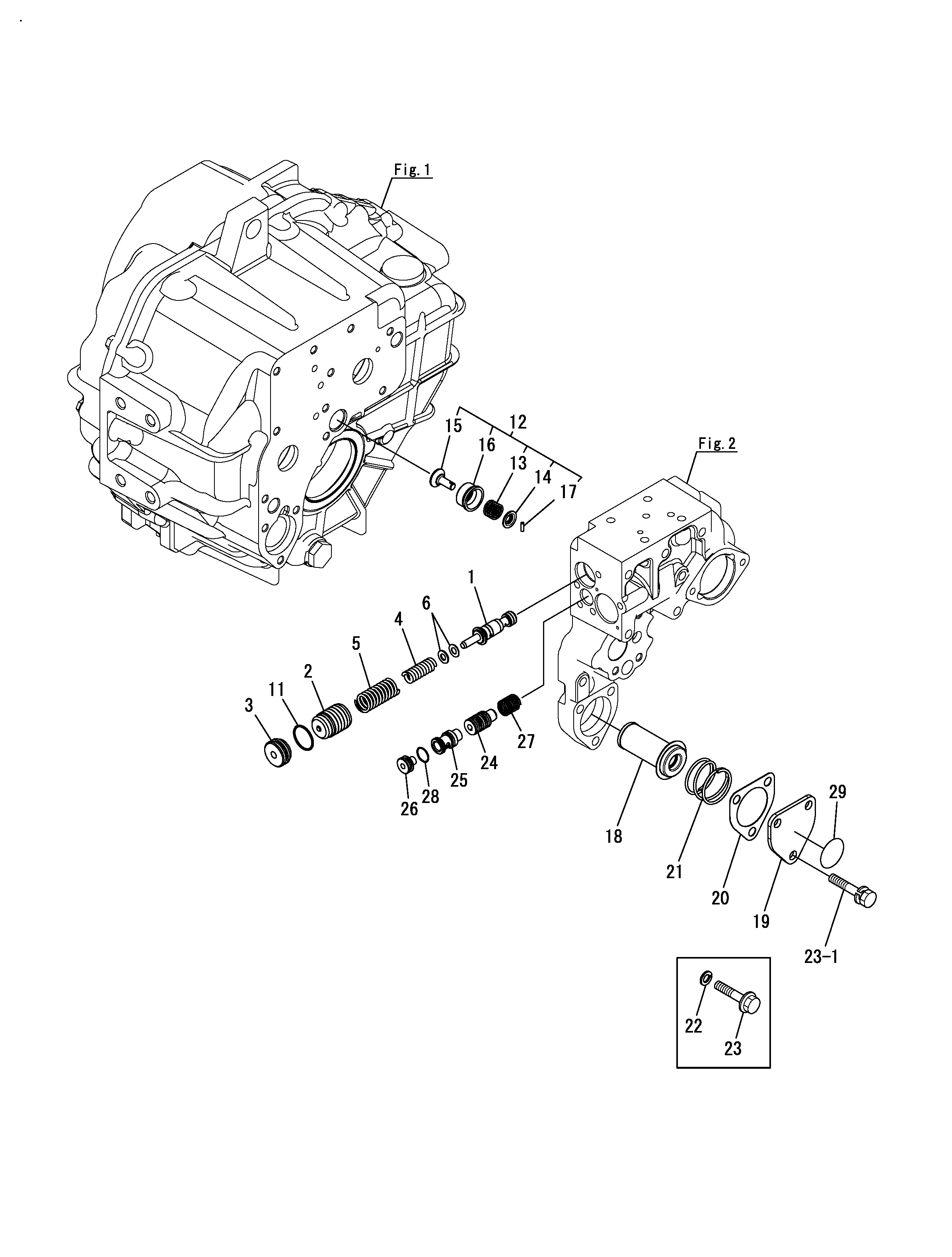 FIG 10. PRESSUER REGULATING VALVE (LUB. OIL & HYD. OIL)
