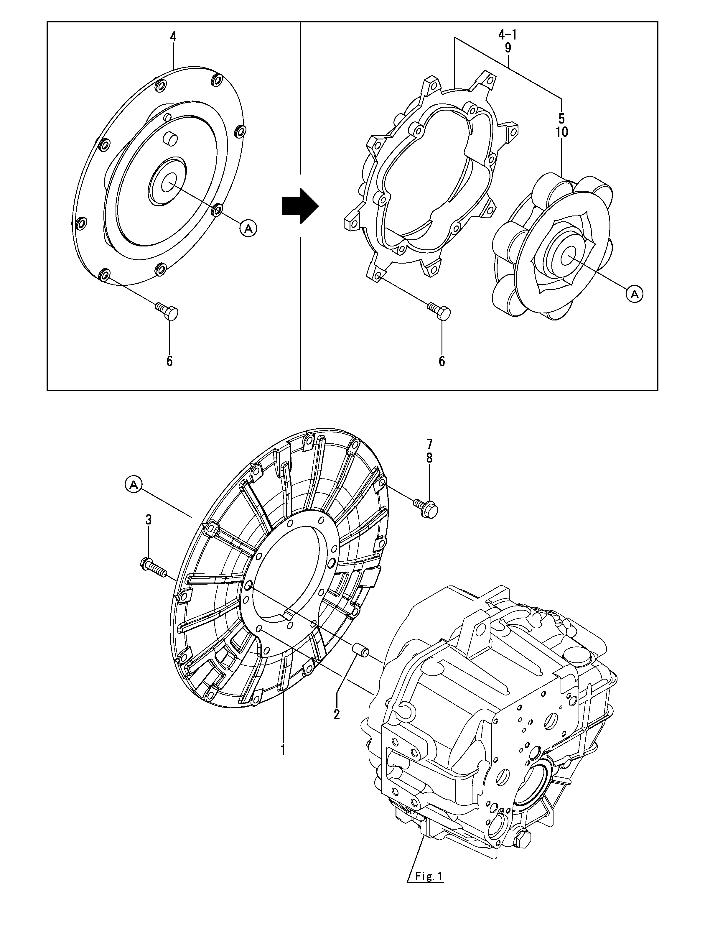 FIG 3. MOUNTING FLANGE & FLEXIBLE COUPLING