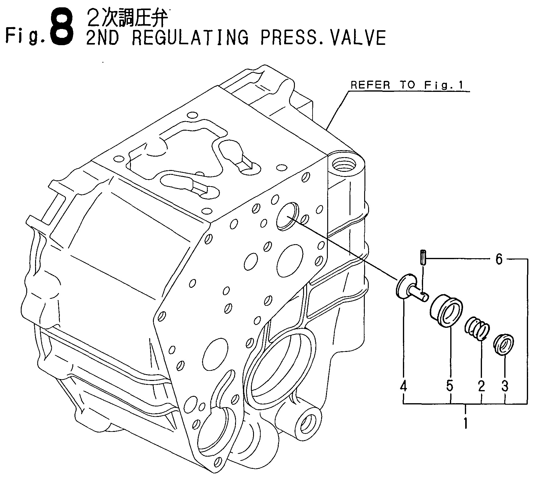 FIG 8. 2nd PRESSE RÉGLEMENTANTE.VALVE