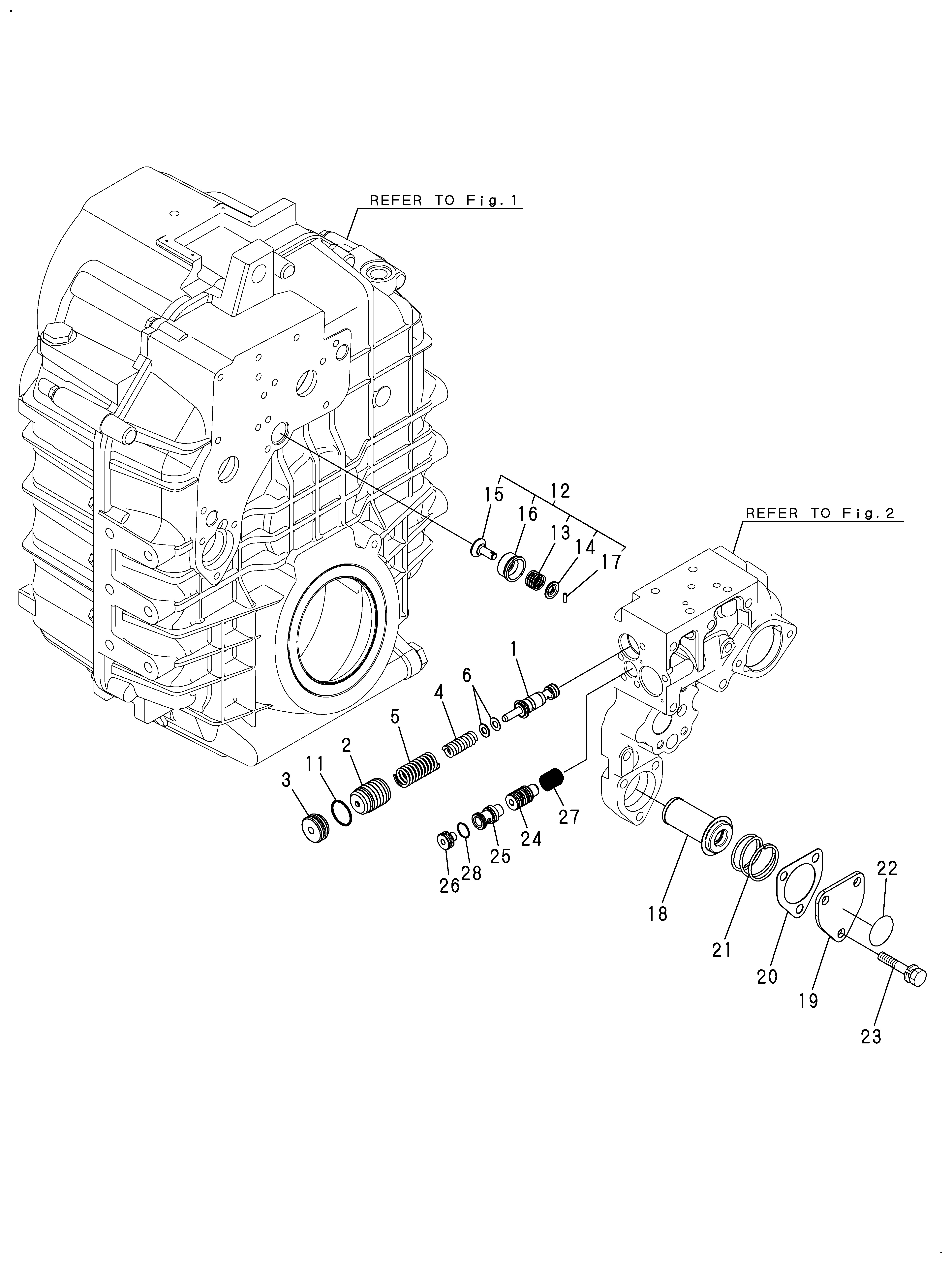 FIG 9. LUB. OIL & HYD. OIL PRESS. Válvula reglamentaria