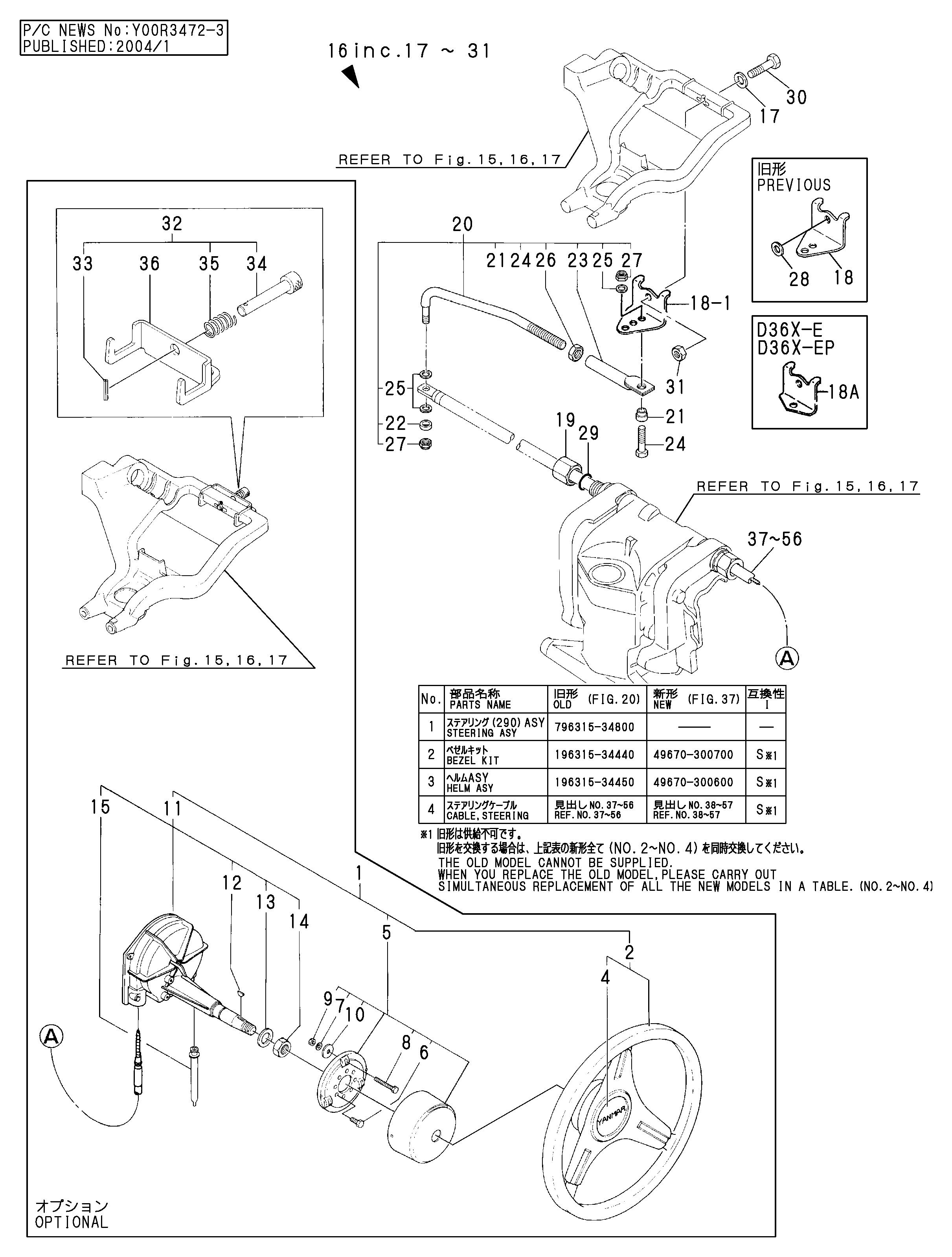 FIG 20. STEERING REMO-CON (PREVIOUS)