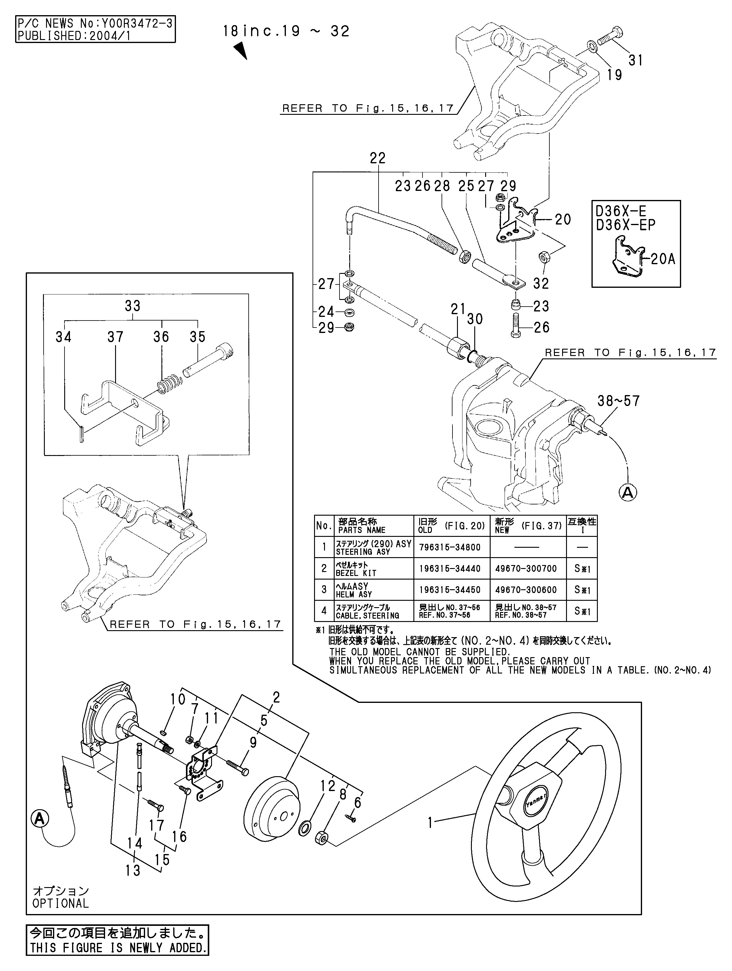FIG 37. (20A)STEERING REMO-CON (NEW)