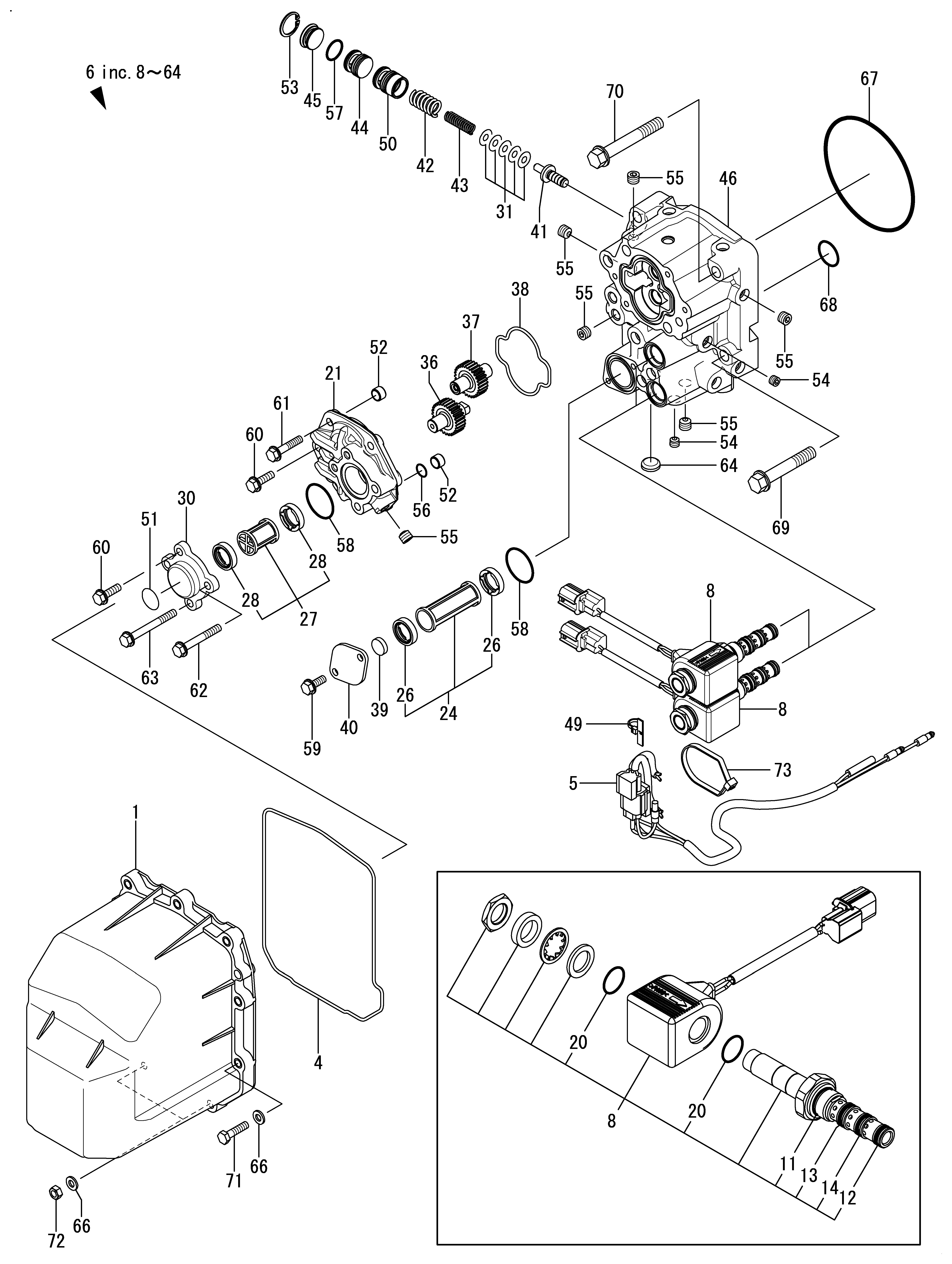 FIG 31. (7A)CASE PLATE " CABLE(ZT370,ZT370H) (SOLENOID TYPE)