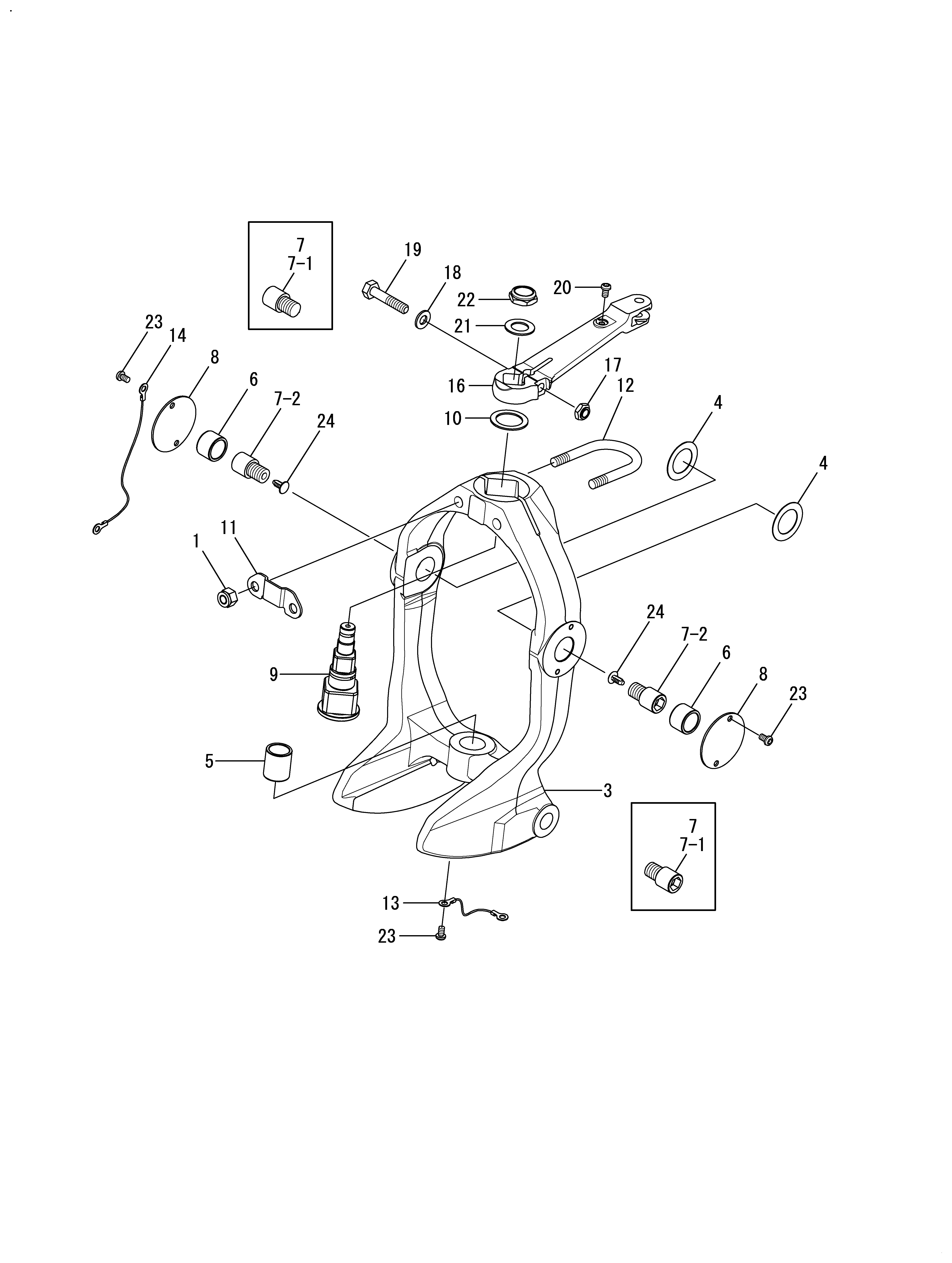FIG 10. GIMBAL RING &amp; STEERING LEVER