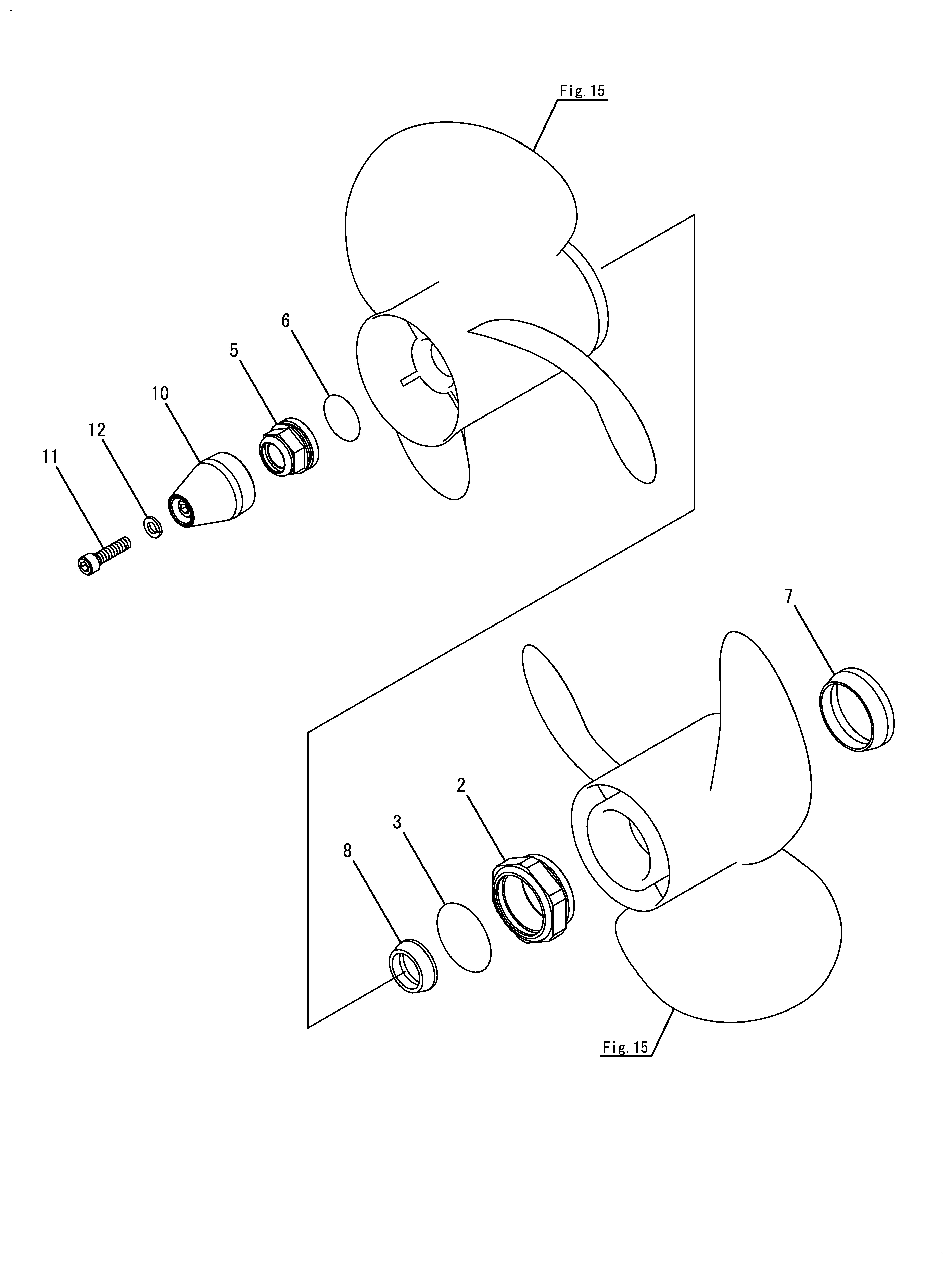 FIG 14. ACCESSOIRES DES PROPELLERS