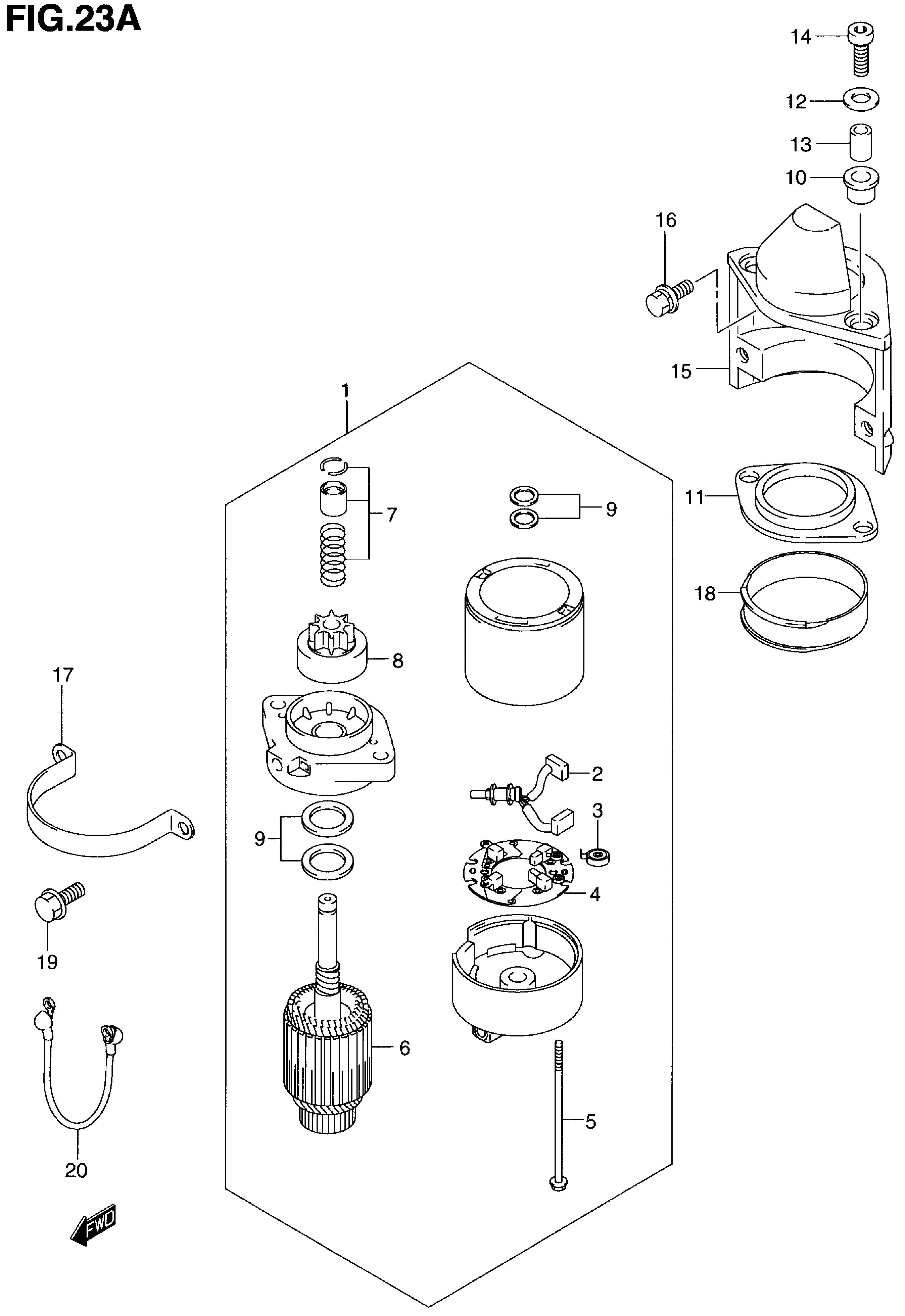 MOTORINO AVVIAMENTO (MODELLO 00,01)