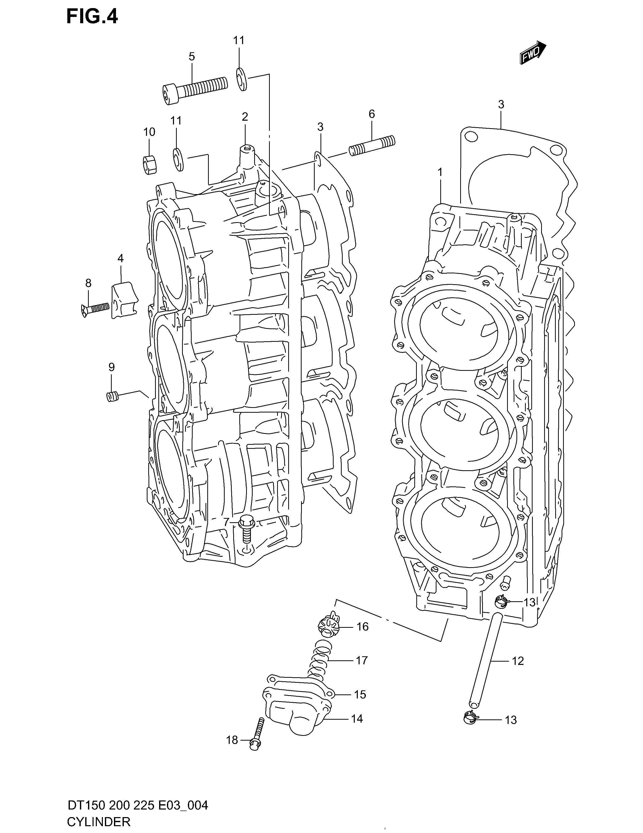 CYLINDRE (DT225 225G)