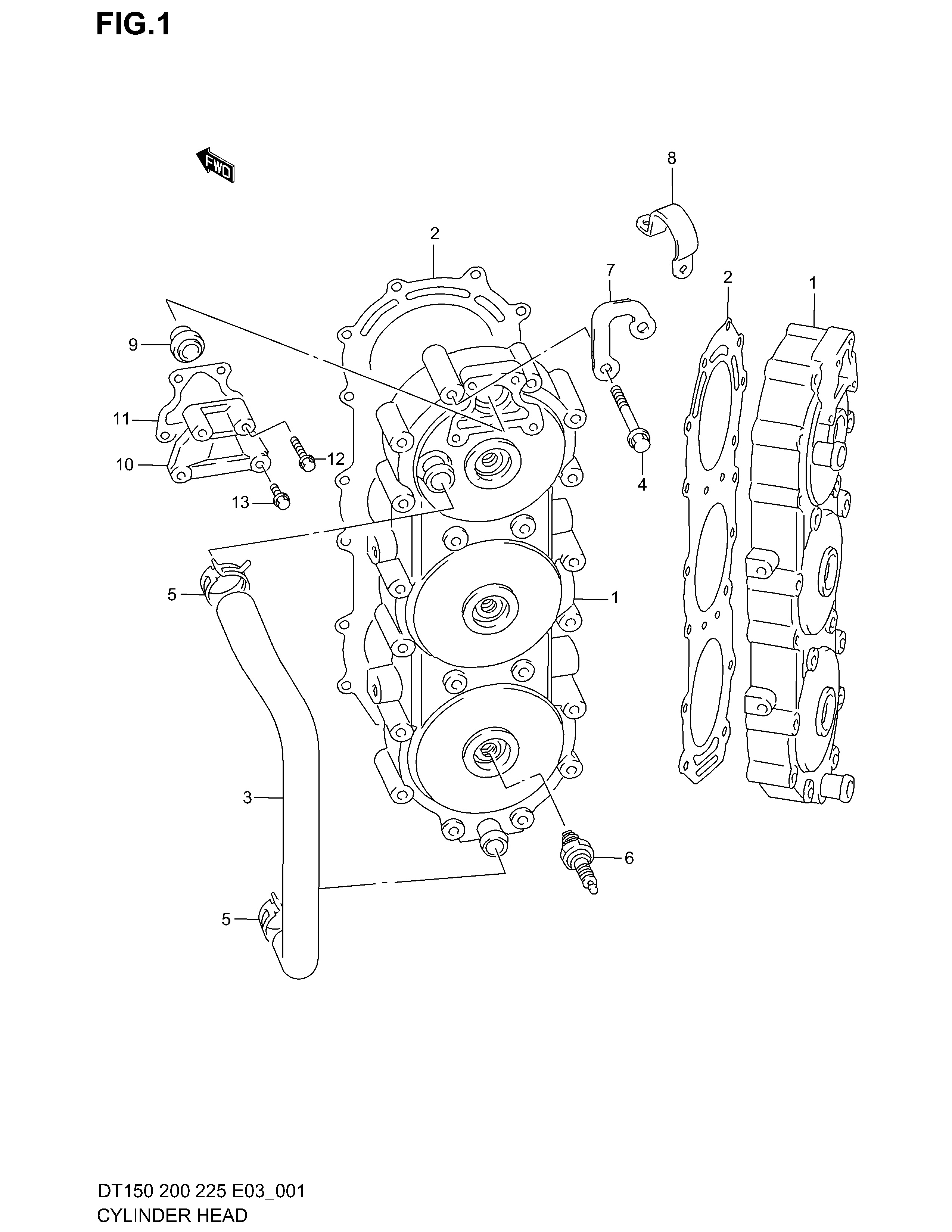 Culasse (DT150(G_S),200(G))