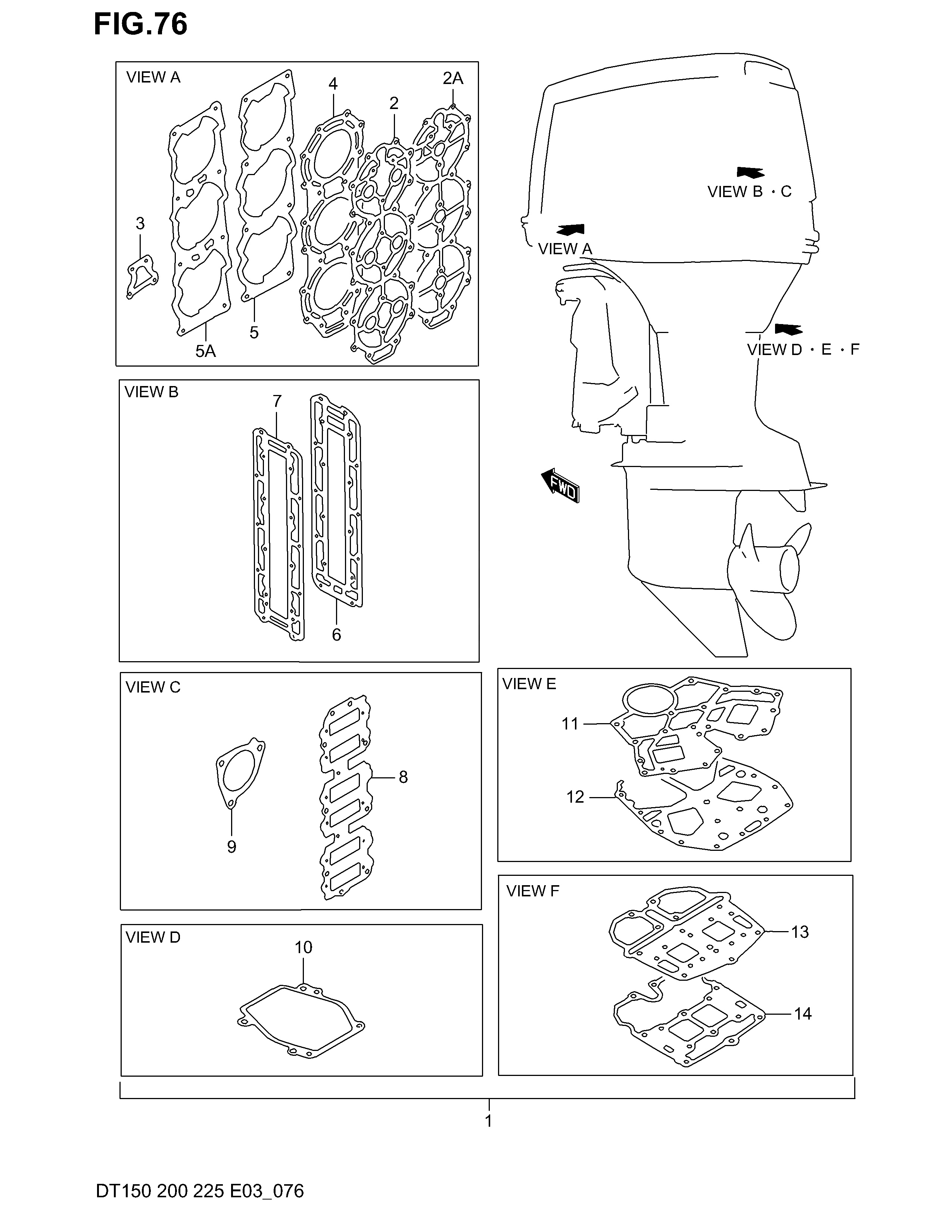 JEU DE JOINTS EN OPTION (DT225)