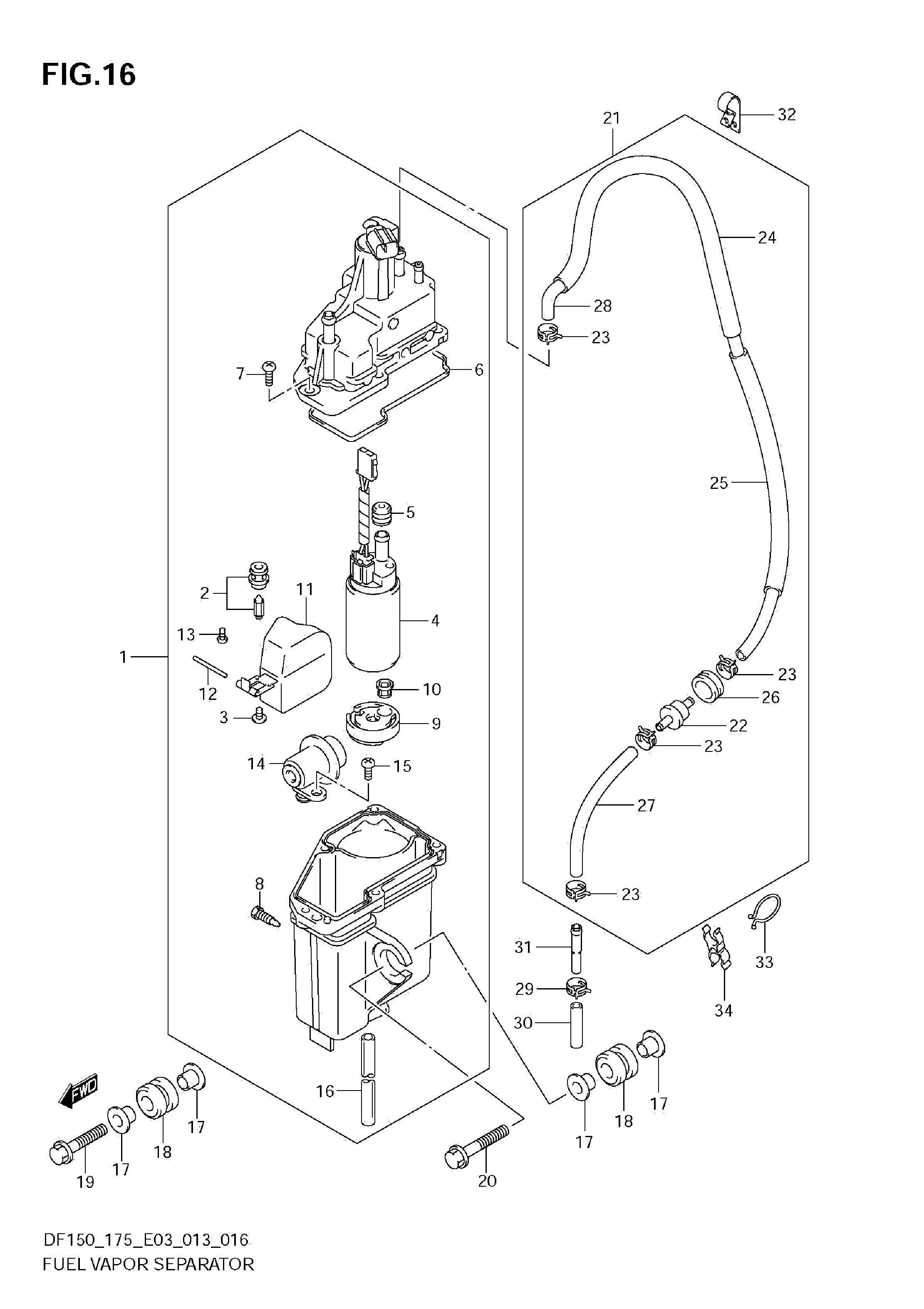 SEPARADOR DE VAPOR DE COMBUSTIBLE