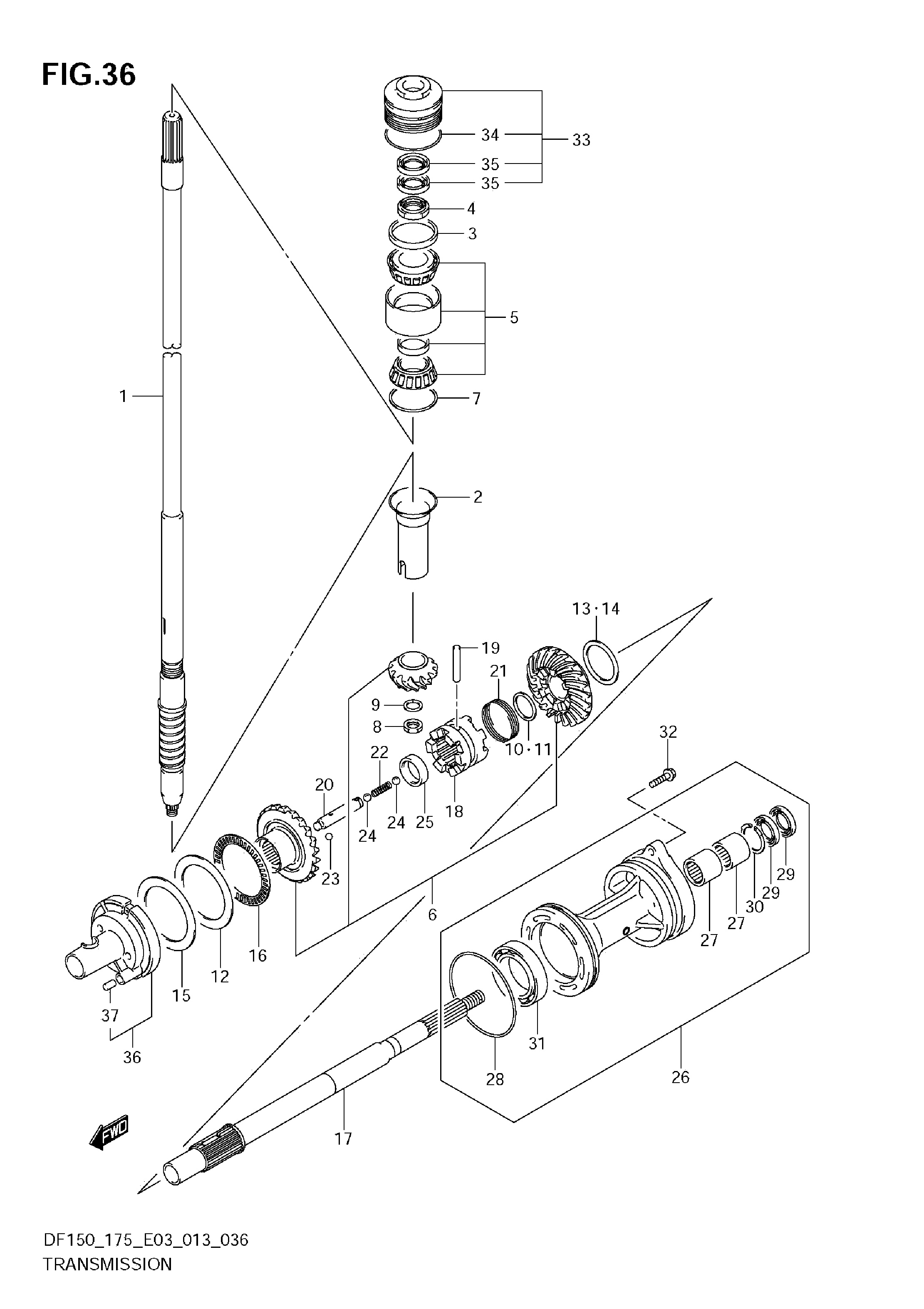 TRASMISSIONE (DF150T E3)
