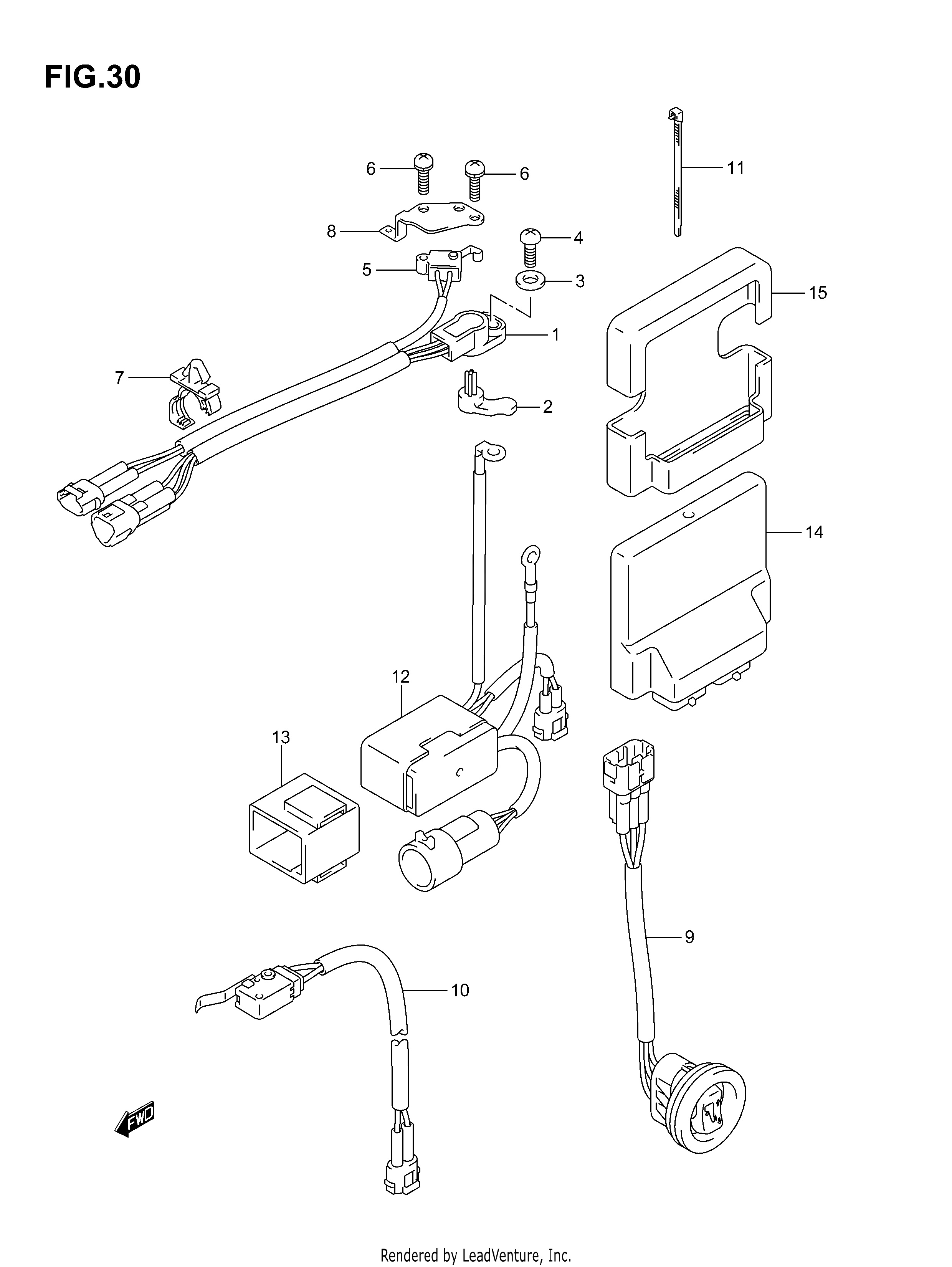 UNIDAD DE CONTROL DEL MOTOR CON INTERRUPTOR PTT