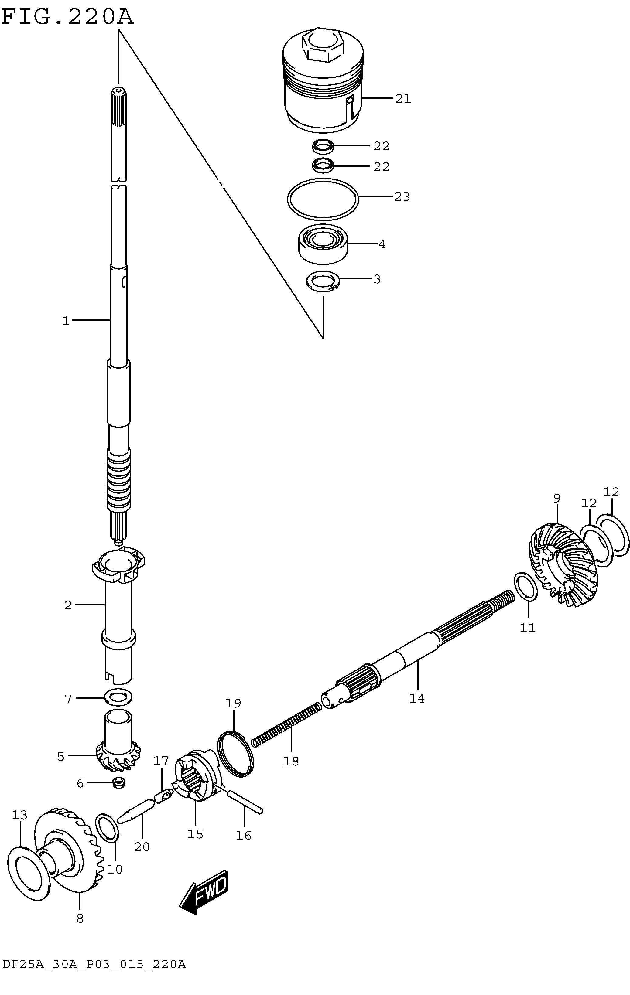 TRANSMISSION (DF25A P03)