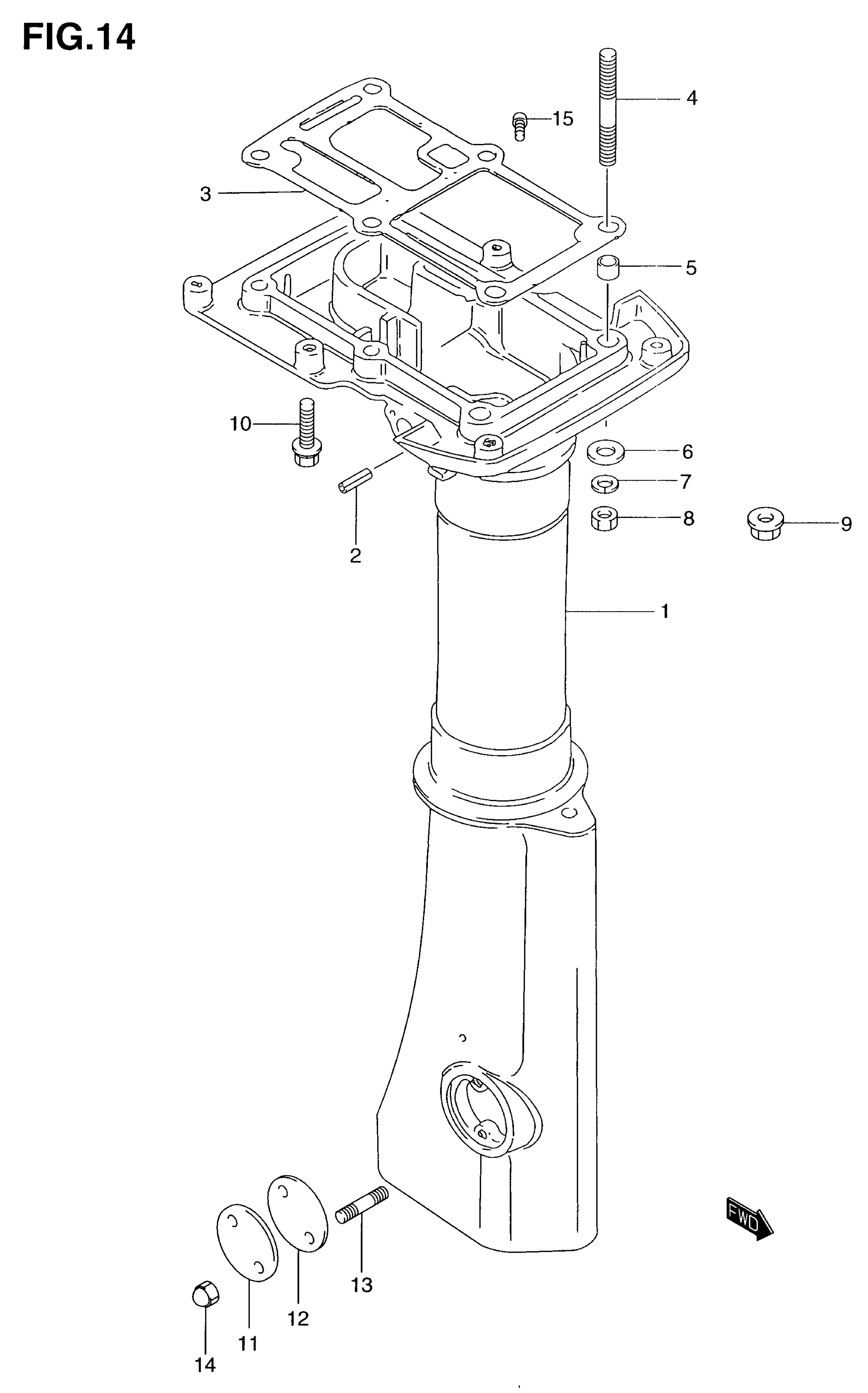 CARTER D'ARBRE DE TRANSMISSION