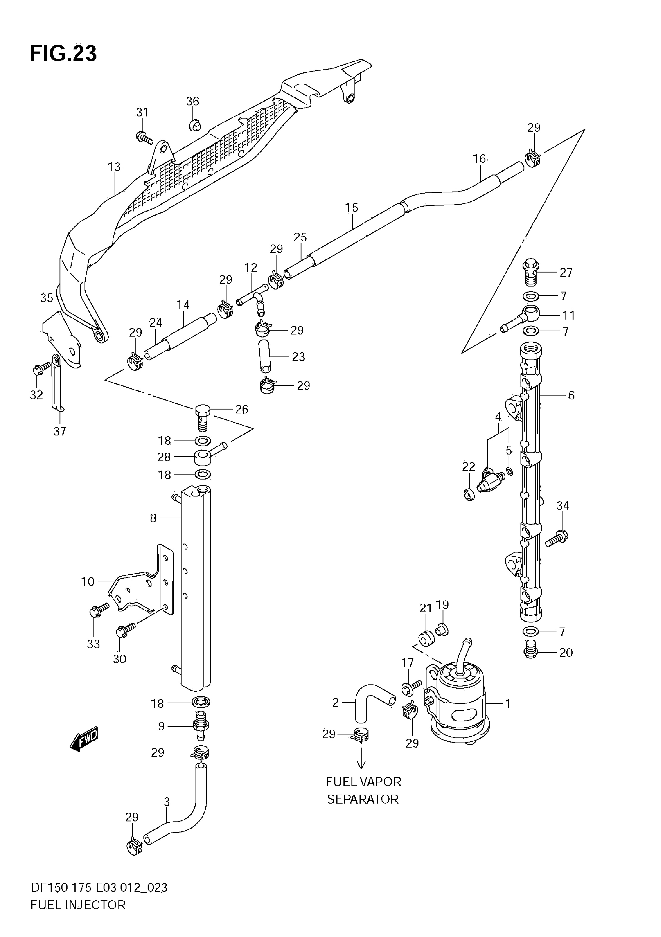INJECTEUR DE CARBURANT (DF150T)