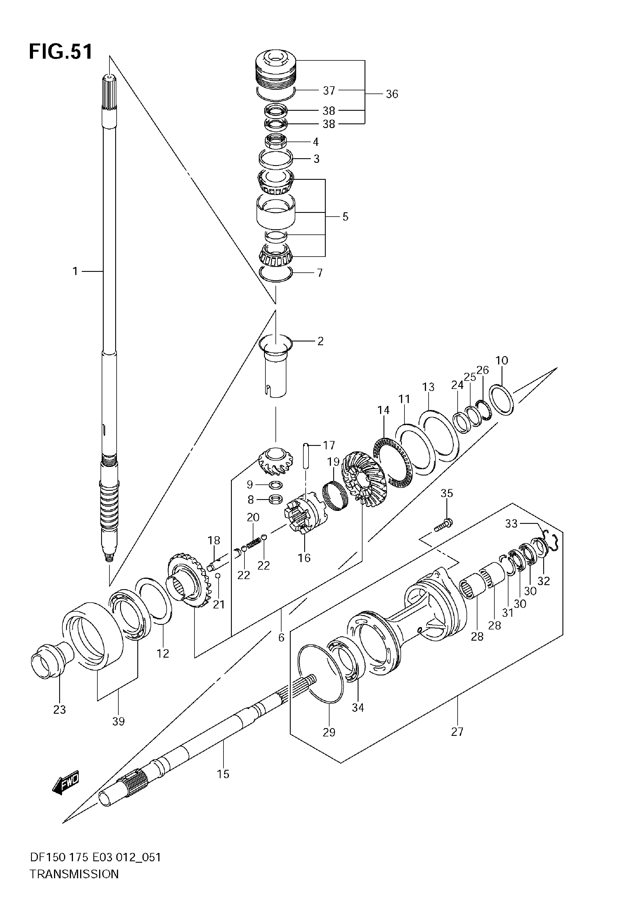 TRANSMISSION (DF175Z)