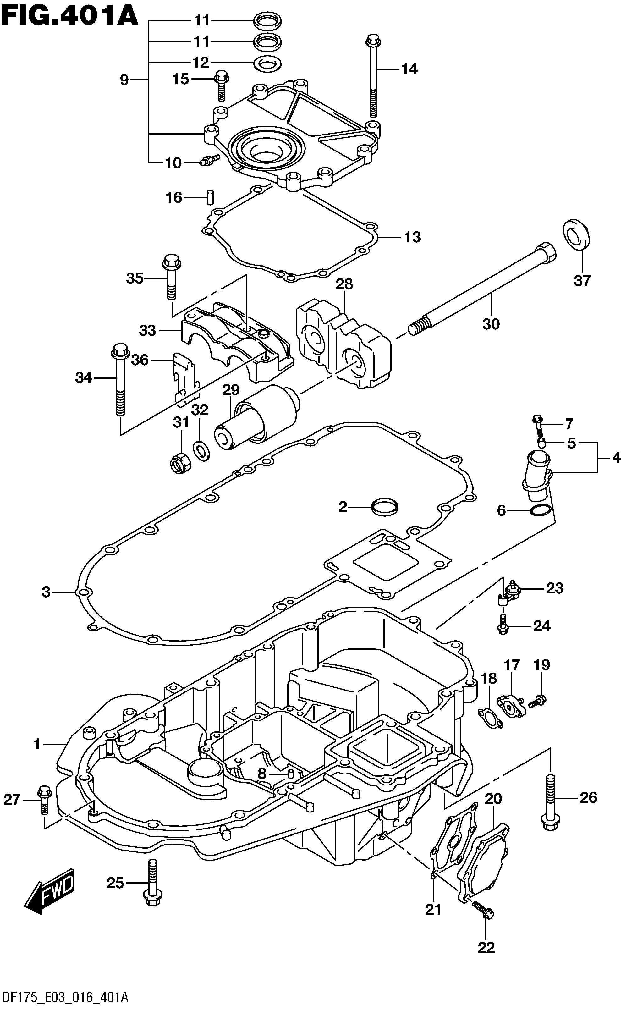 SUPPORT MOTEUR (DF150T E03)