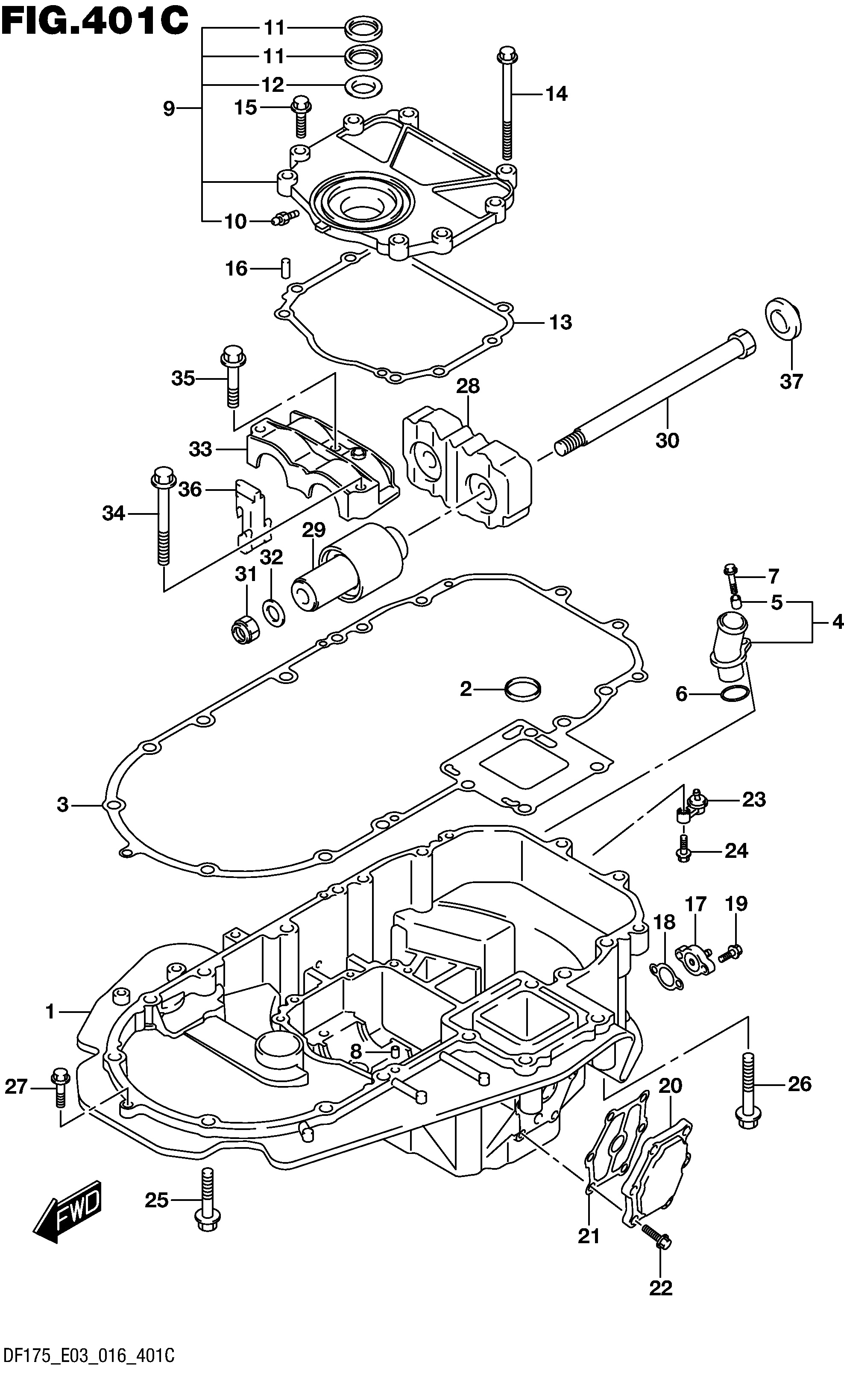 SUPPORT MOTEUR (DF150Z E03)