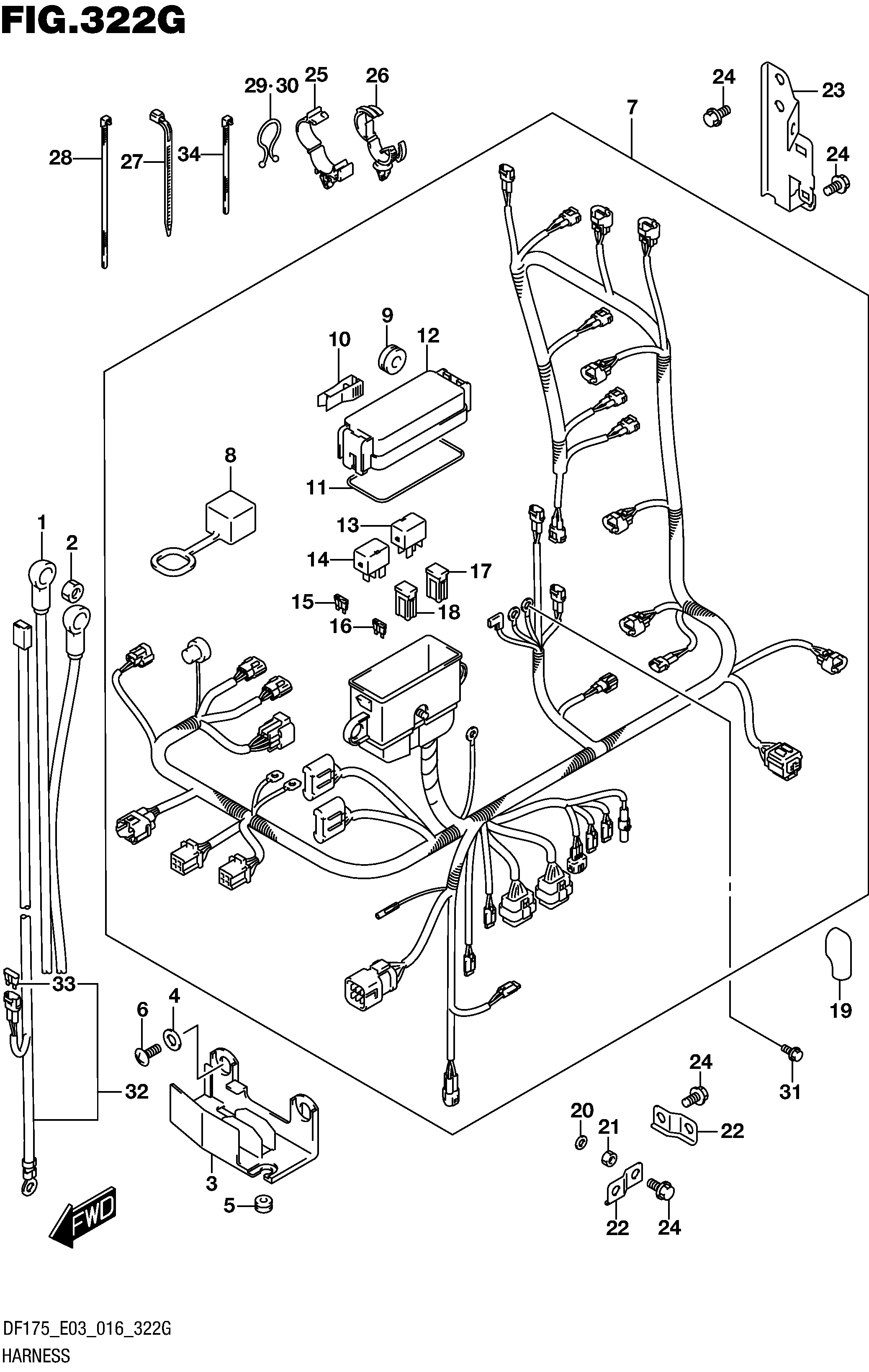HARNAIS (DF175Z E03)